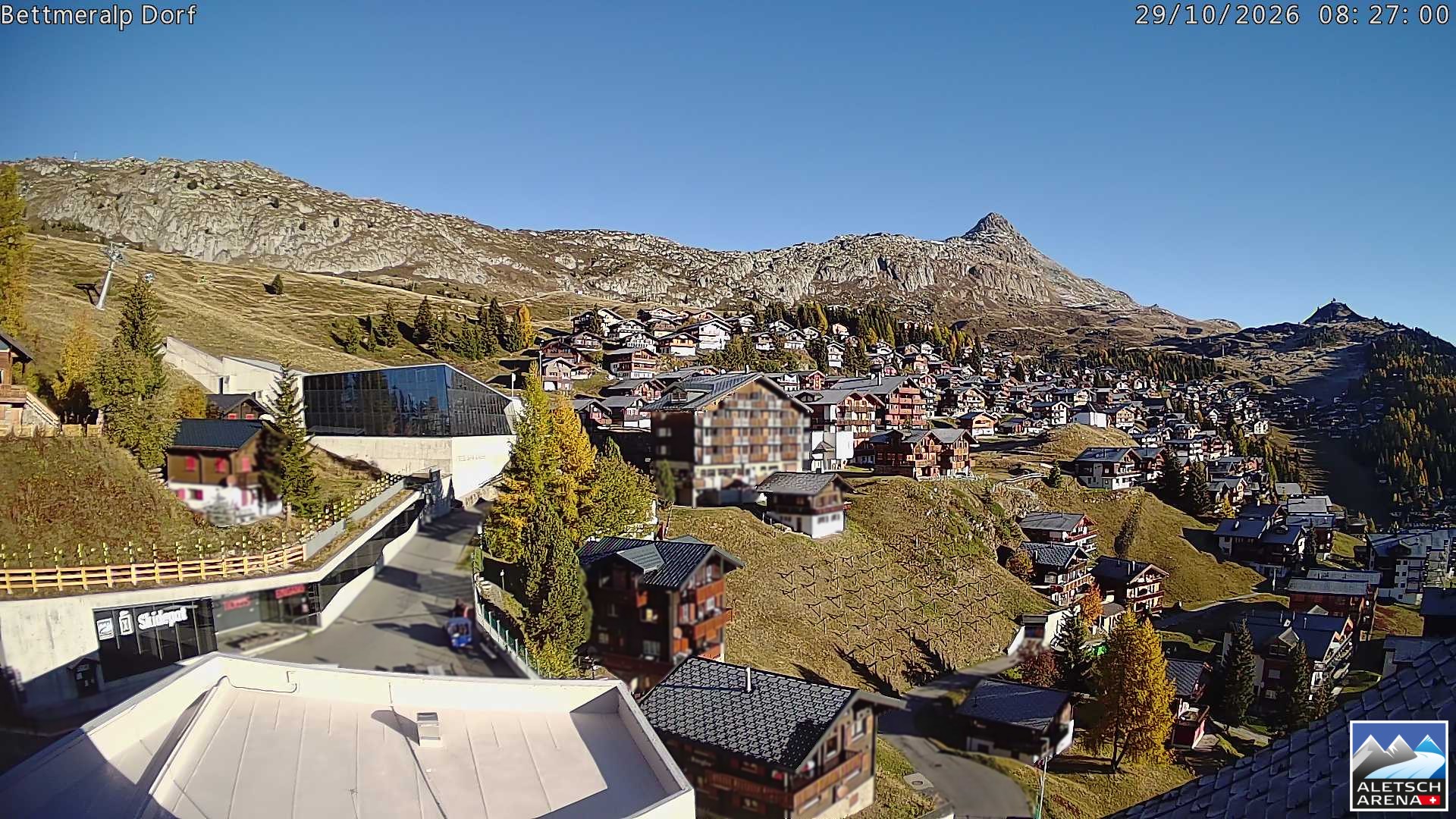 Archiv Foto Webcam Bettmeralp, Schweiz