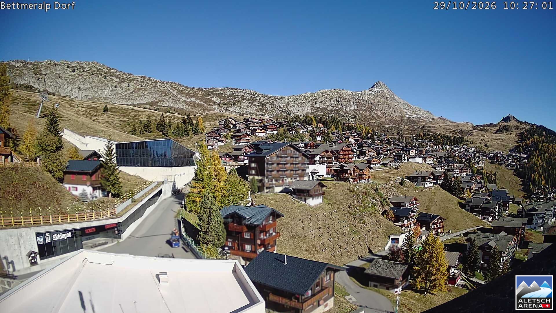 Archiv Foto Webcam Bettmeralp, Schweiz