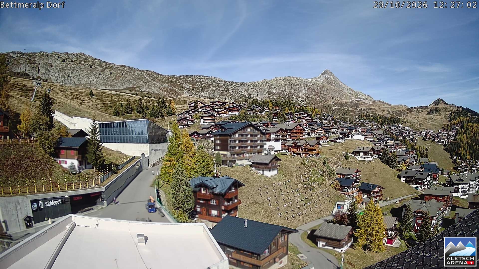 Archiv Foto Webcam Bettmeralp, Schweiz