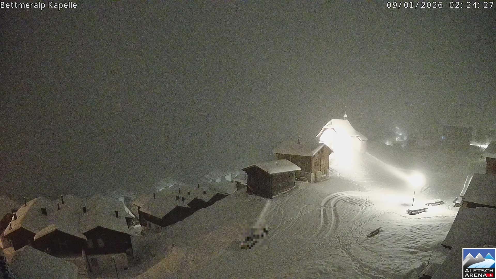 Archiv Foto Webcam Kapelle Bettmeralp