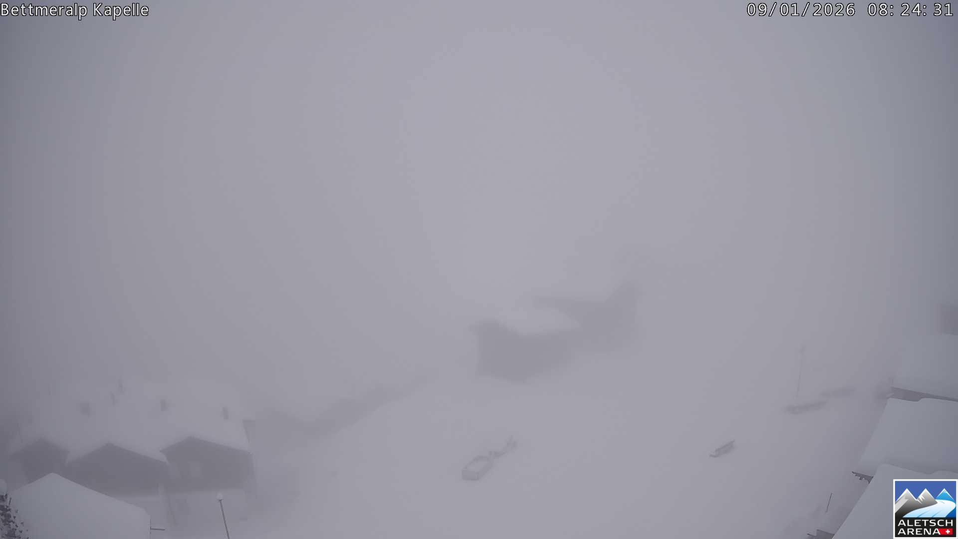 Archiv Foto Webcam Kapelle Bettmeralp