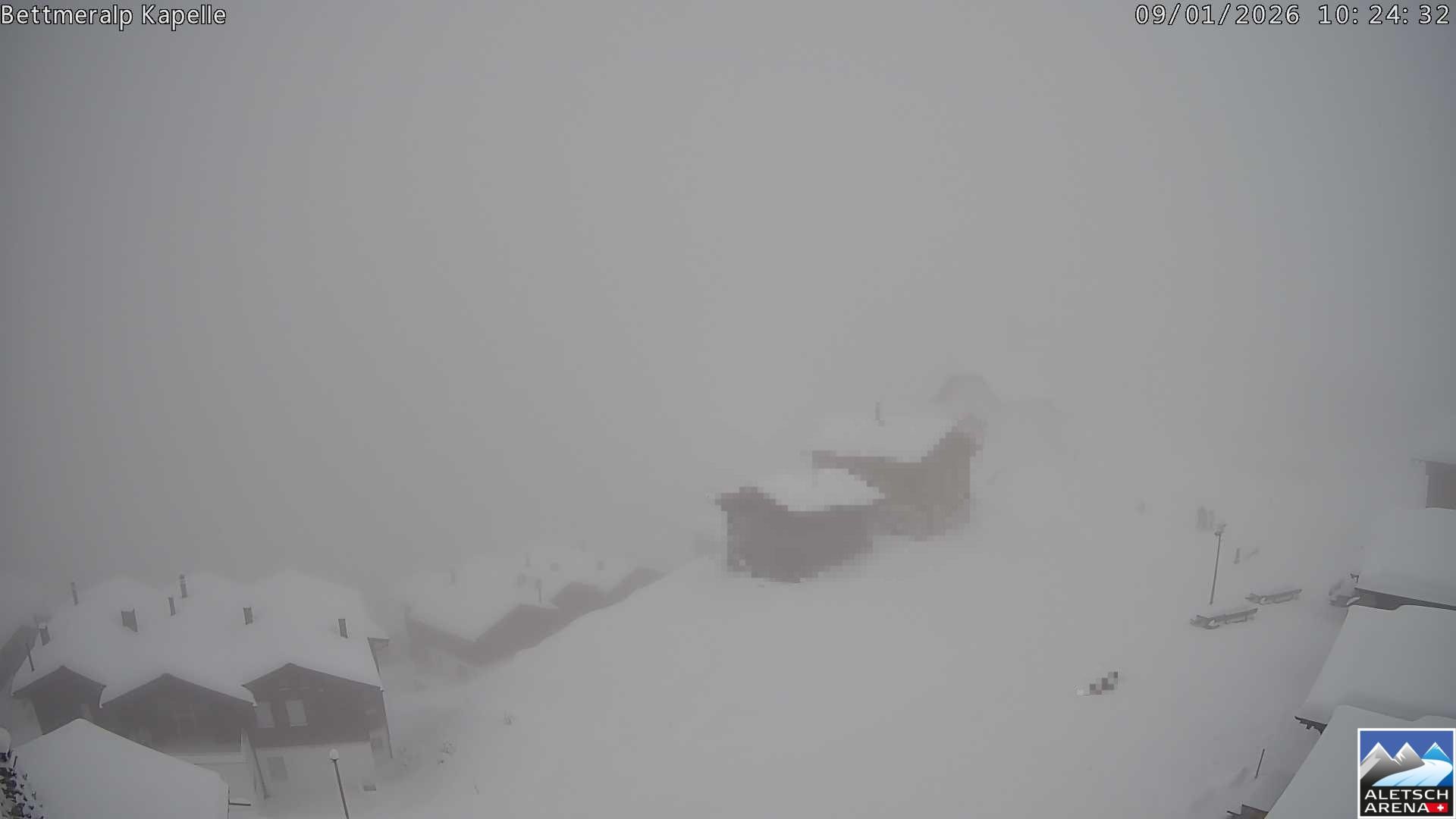 Archiv Foto Webcam Kapelle Bettmeralp