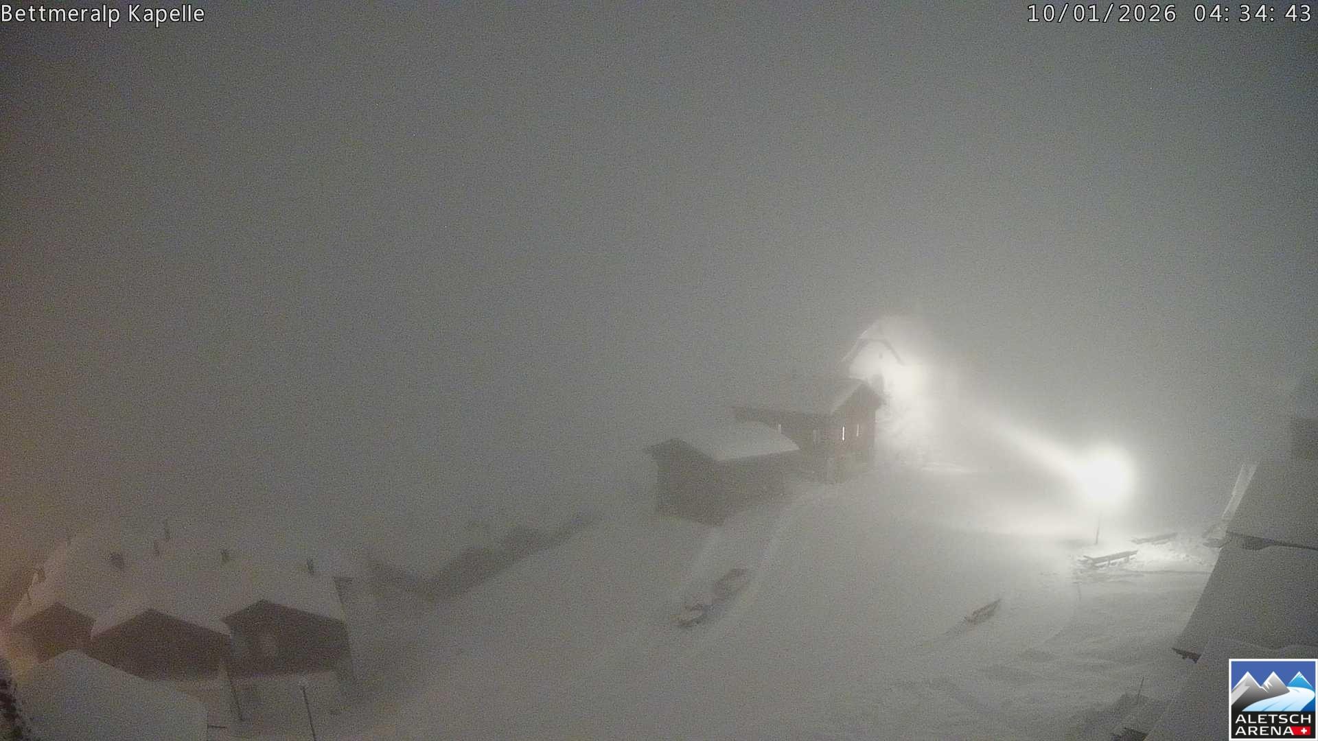 Archiv Foto Webcam Kapelle Bettmeralp