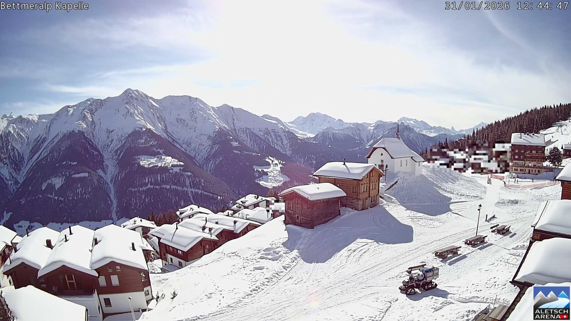 Archiv Foto Webcam Kapelle Bettmeralp