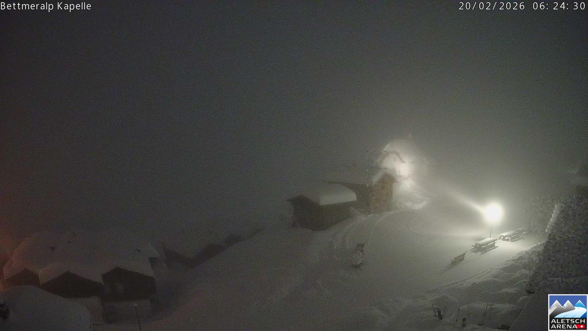 Archiv Foto Webcam Kapelle Bettmeralp