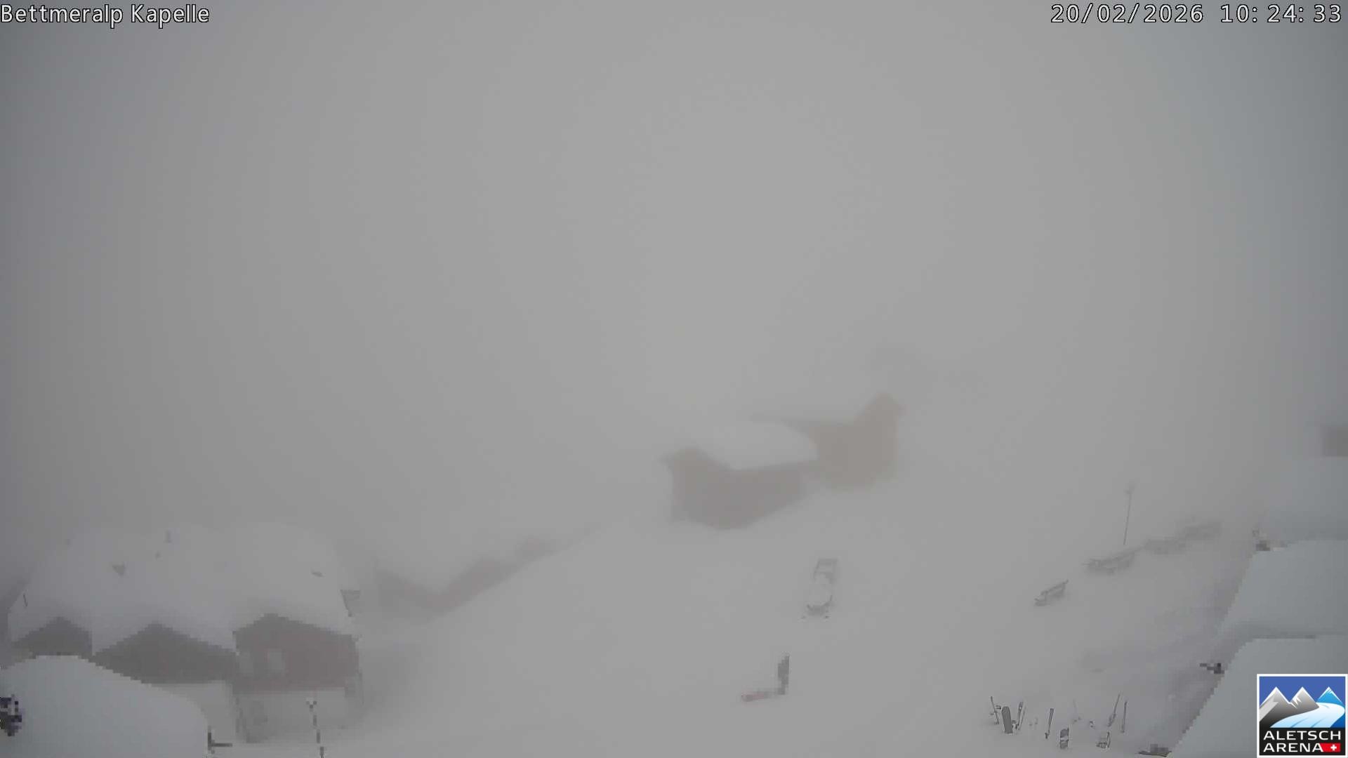 Archiv Foto Webcam Kapelle Bettmeralp