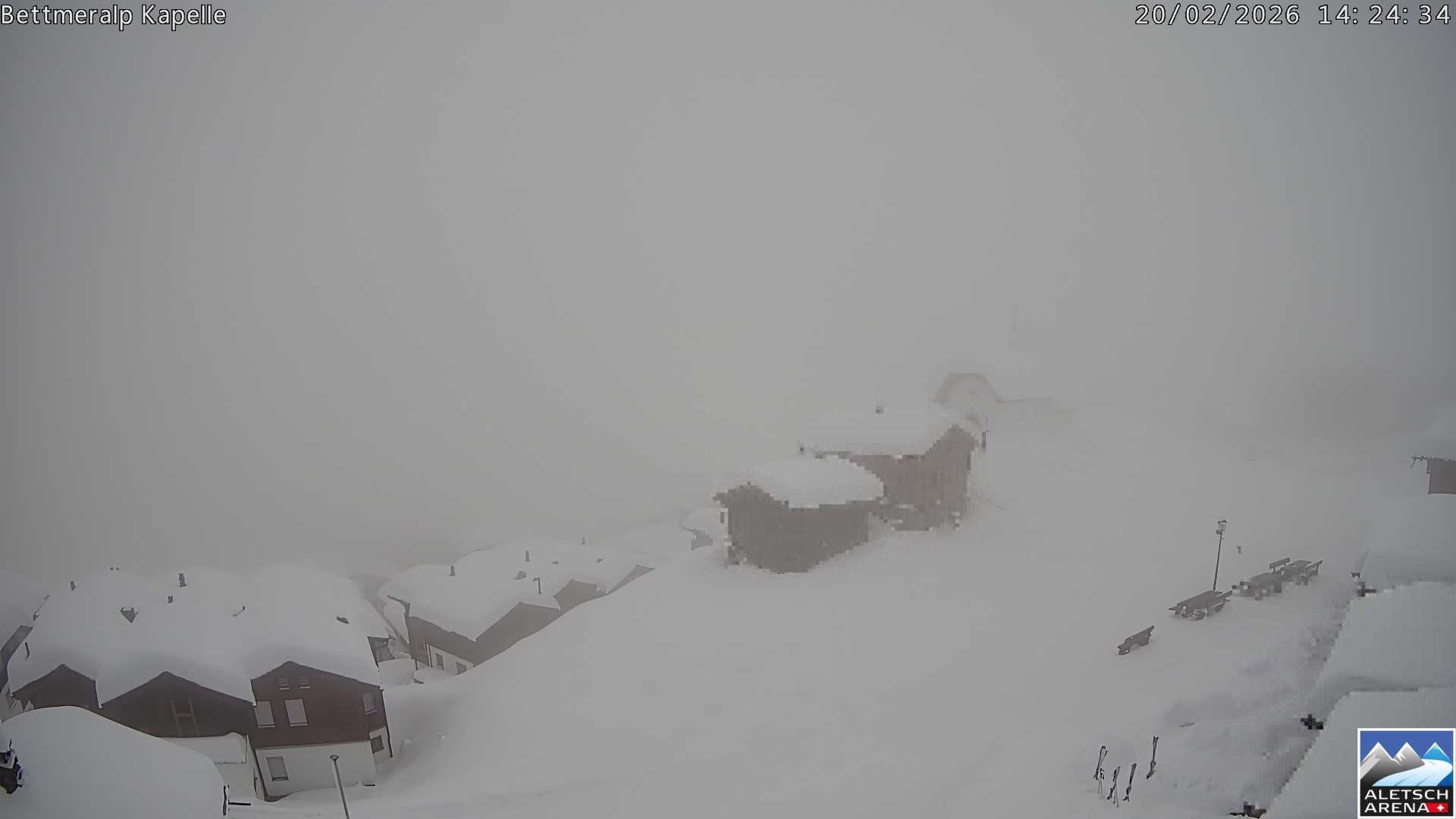 Archiv Foto Webcam Kapelle Bettmeralp