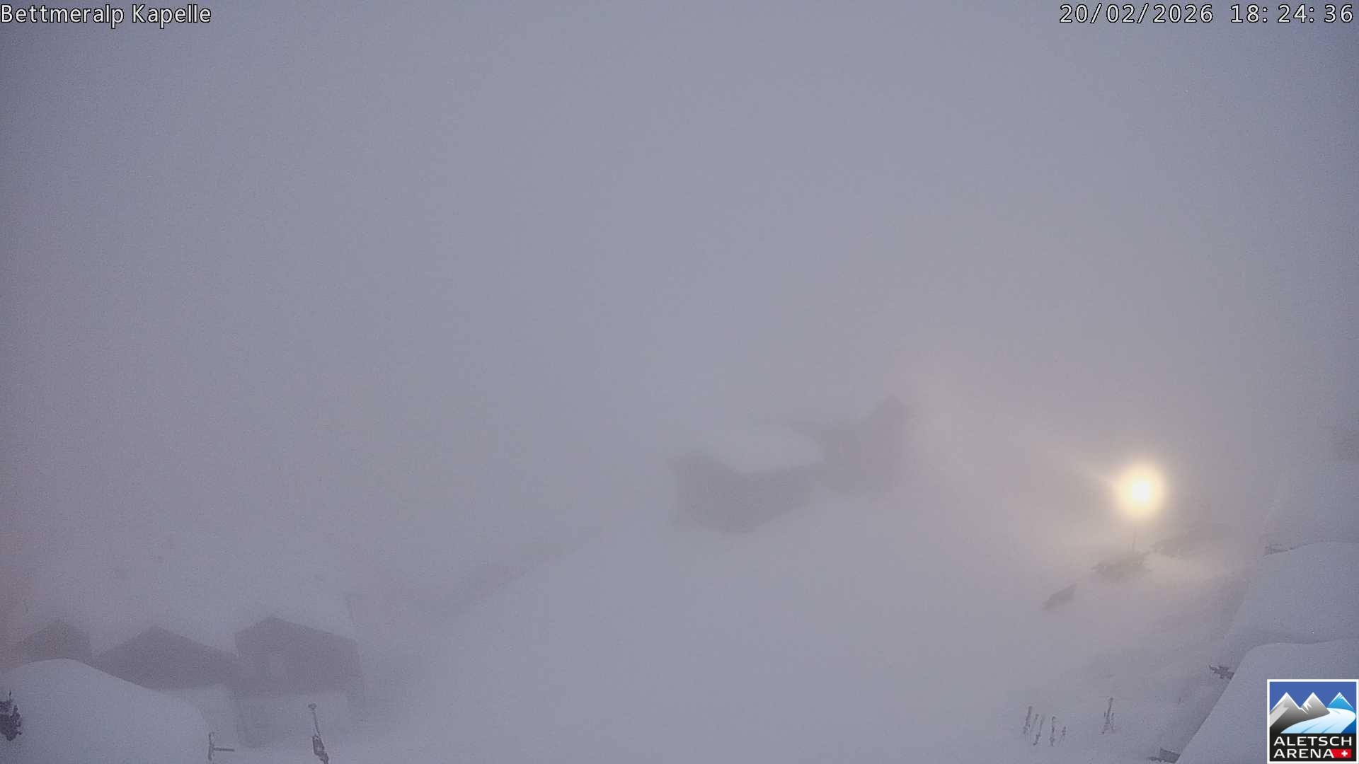 Archiv Foto Webcam Kapelle Bettmeralp