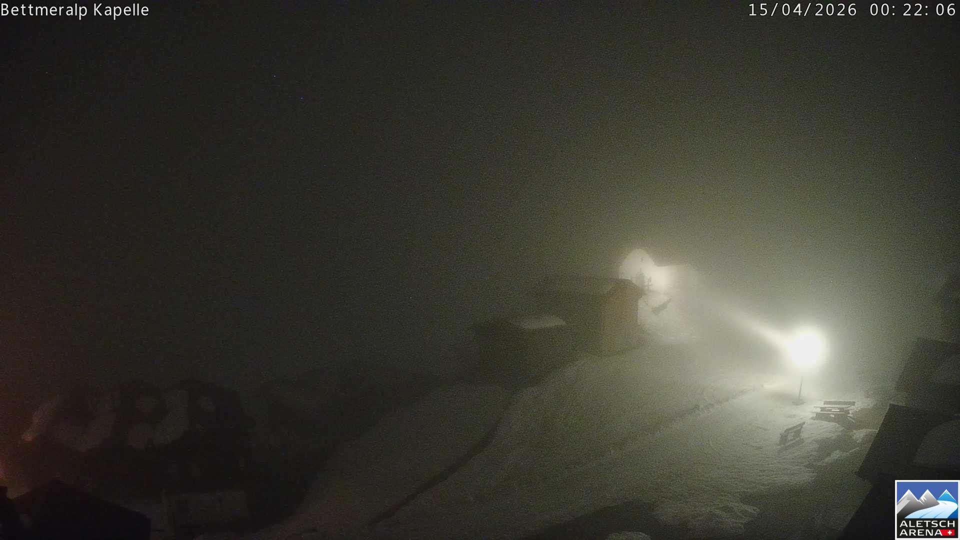 Archiv Foto Webcam Kapelle Bettmeralp