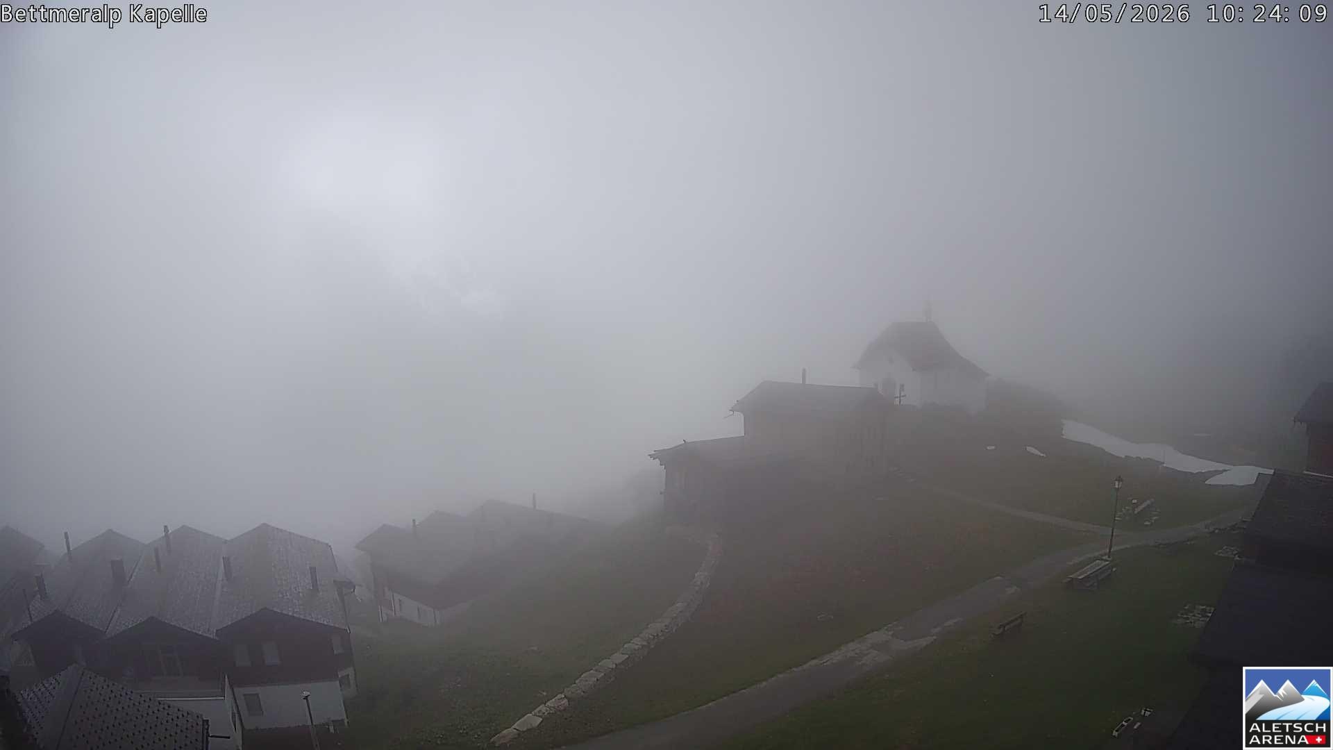 Archiv Foto Webcam Kapelle Bettmeralp