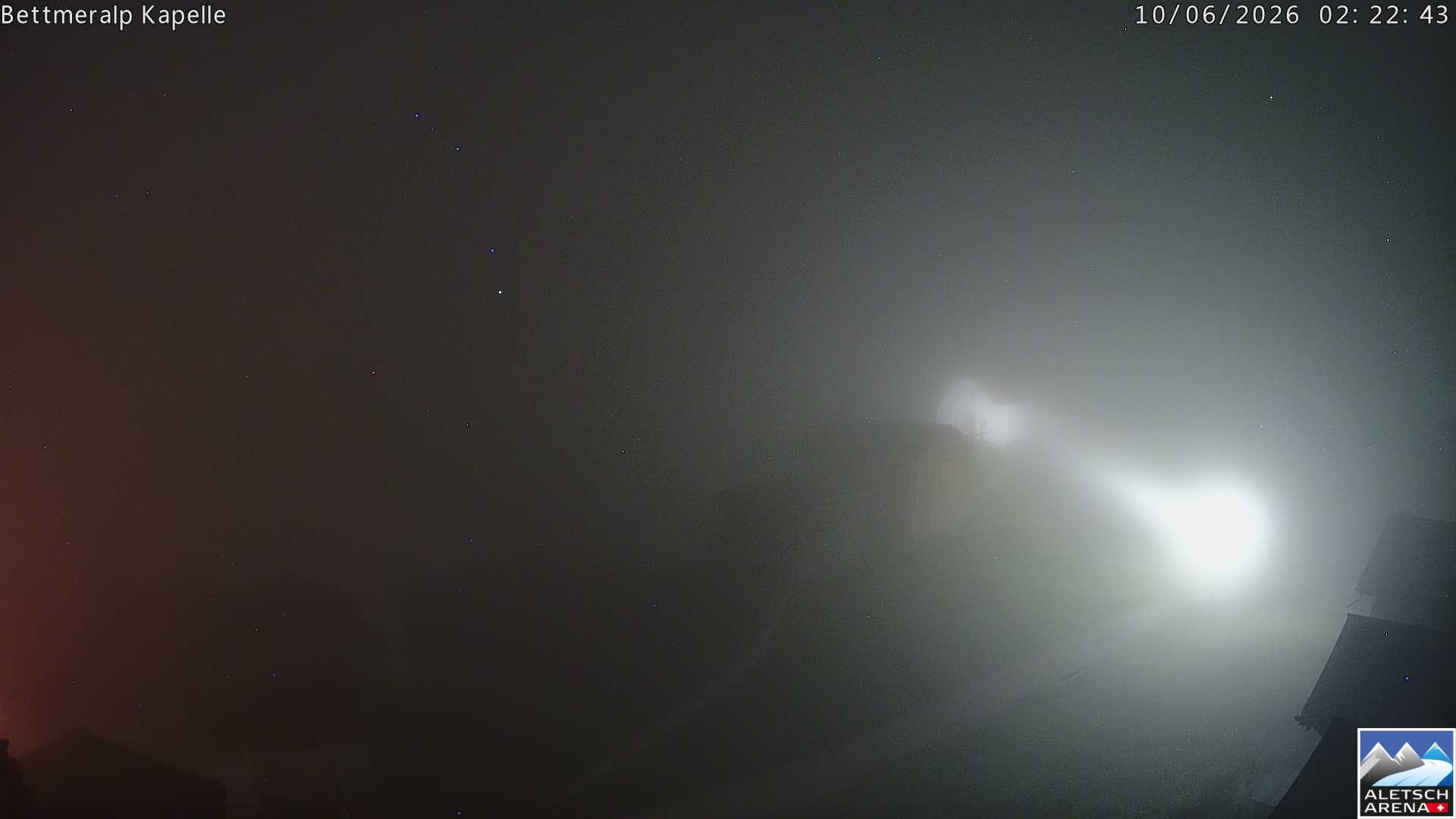 Archiv Foto Webcam Kapelle Bettmeralp