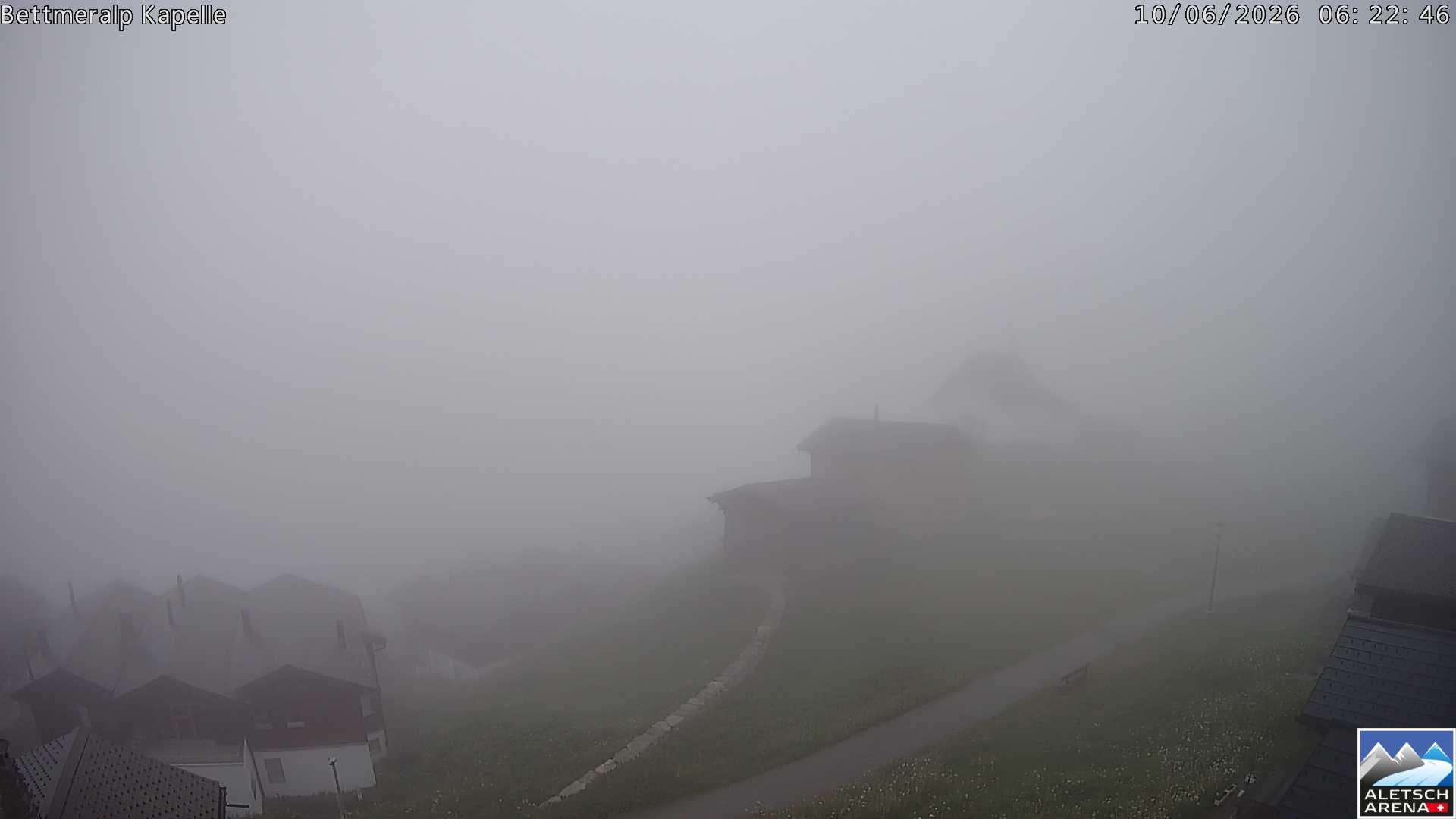 Archiv Foto Webcam Kapelle Bettmeralp
