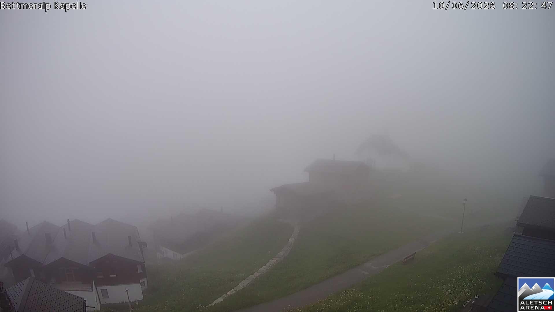 Archiv Foto Webcam Kapelle Bettmeralp