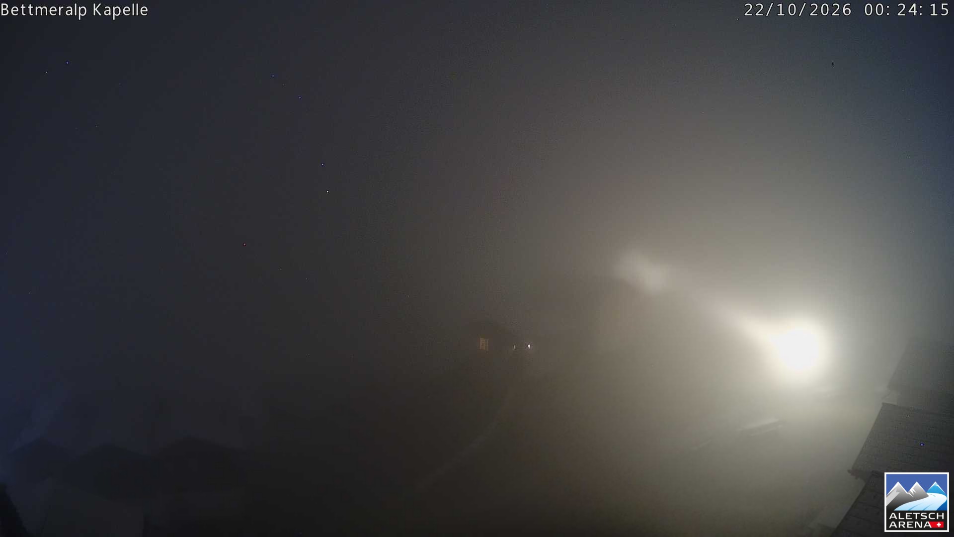 Archiv Foto Webcam Kapelle Bettmeralp