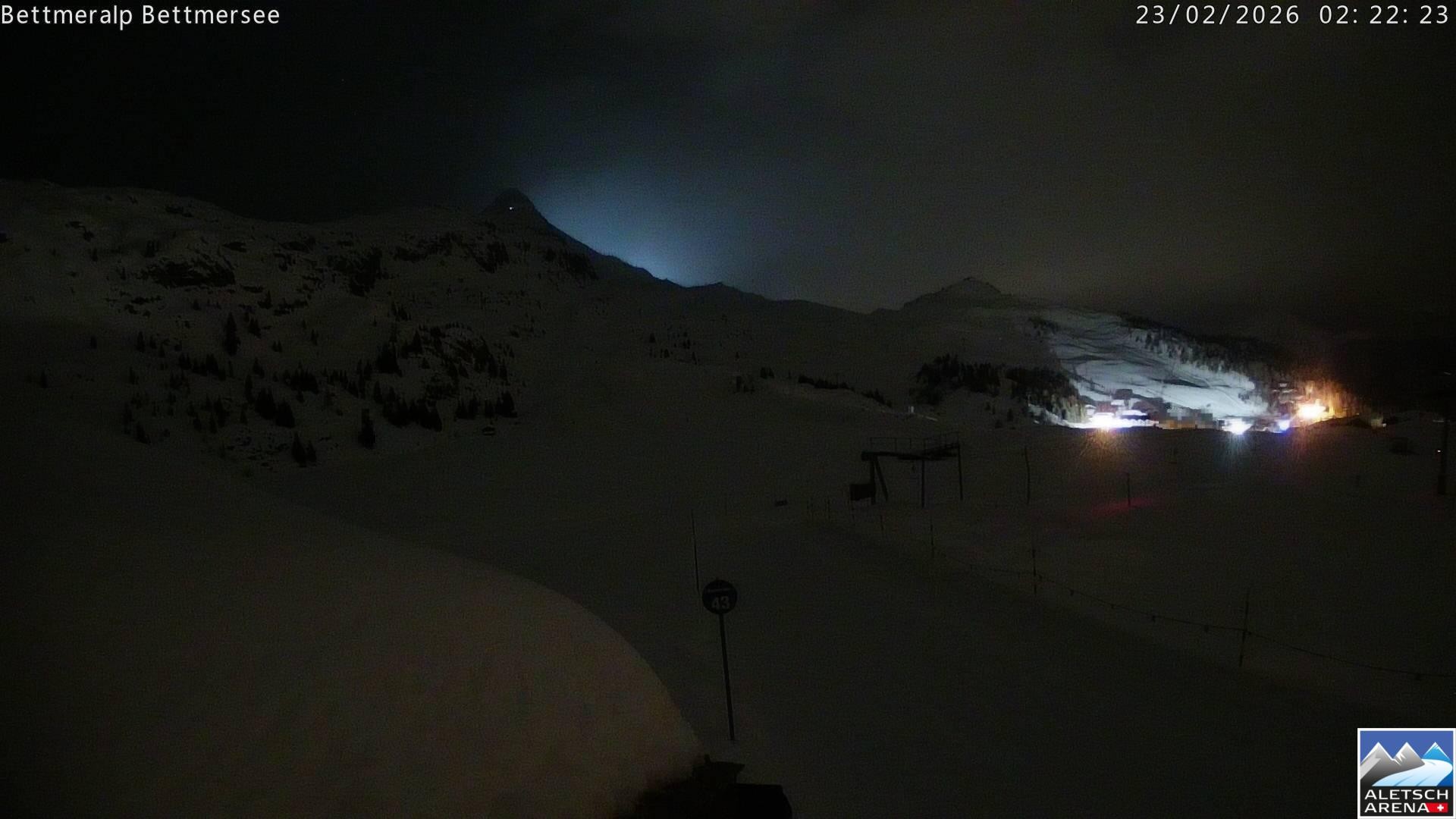 Archived image Webcam Bettmersee, Schweiz