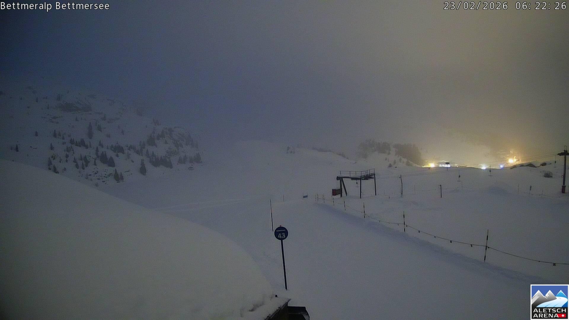 Archived image Webcam Bettmersee, Schweiz