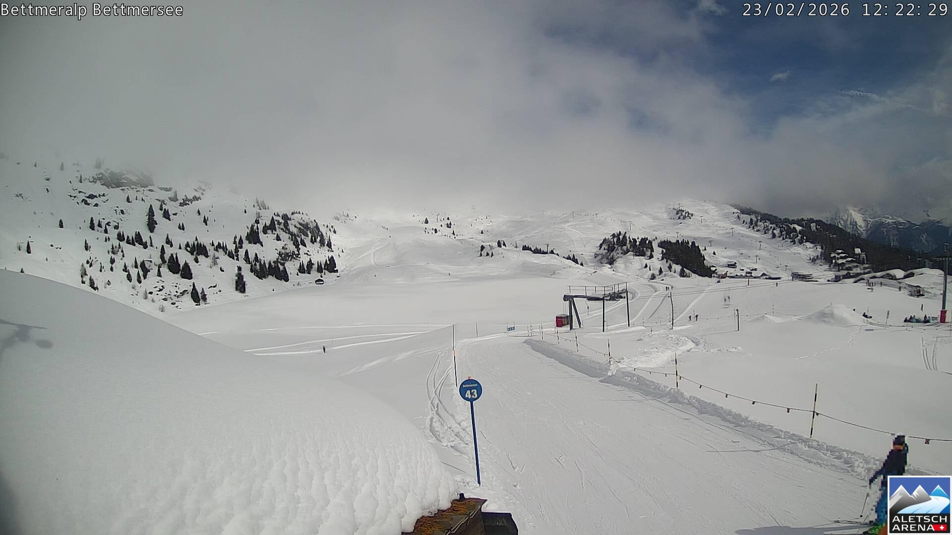 Archived image Webcam Bettmersee, Schweiz