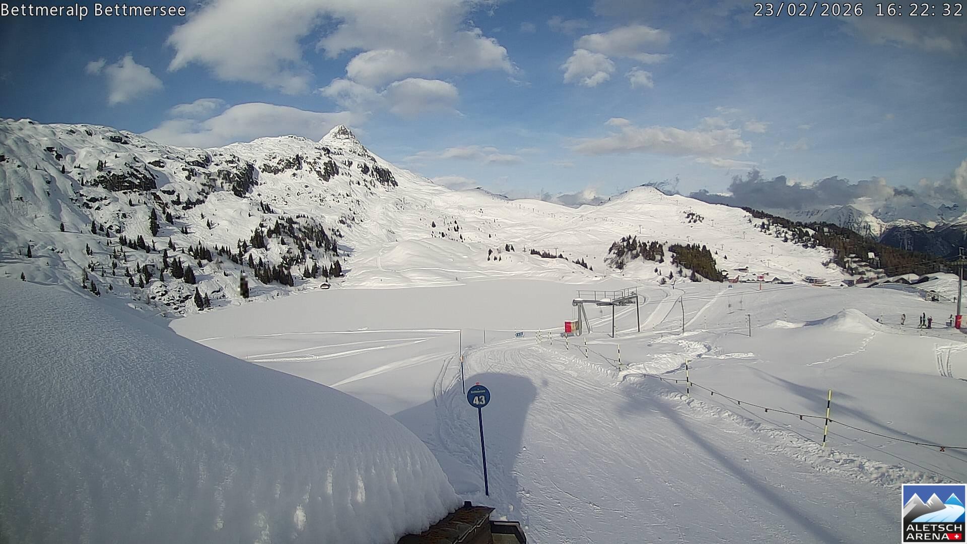 Archived image Webcam Bettmersee, Schweiz