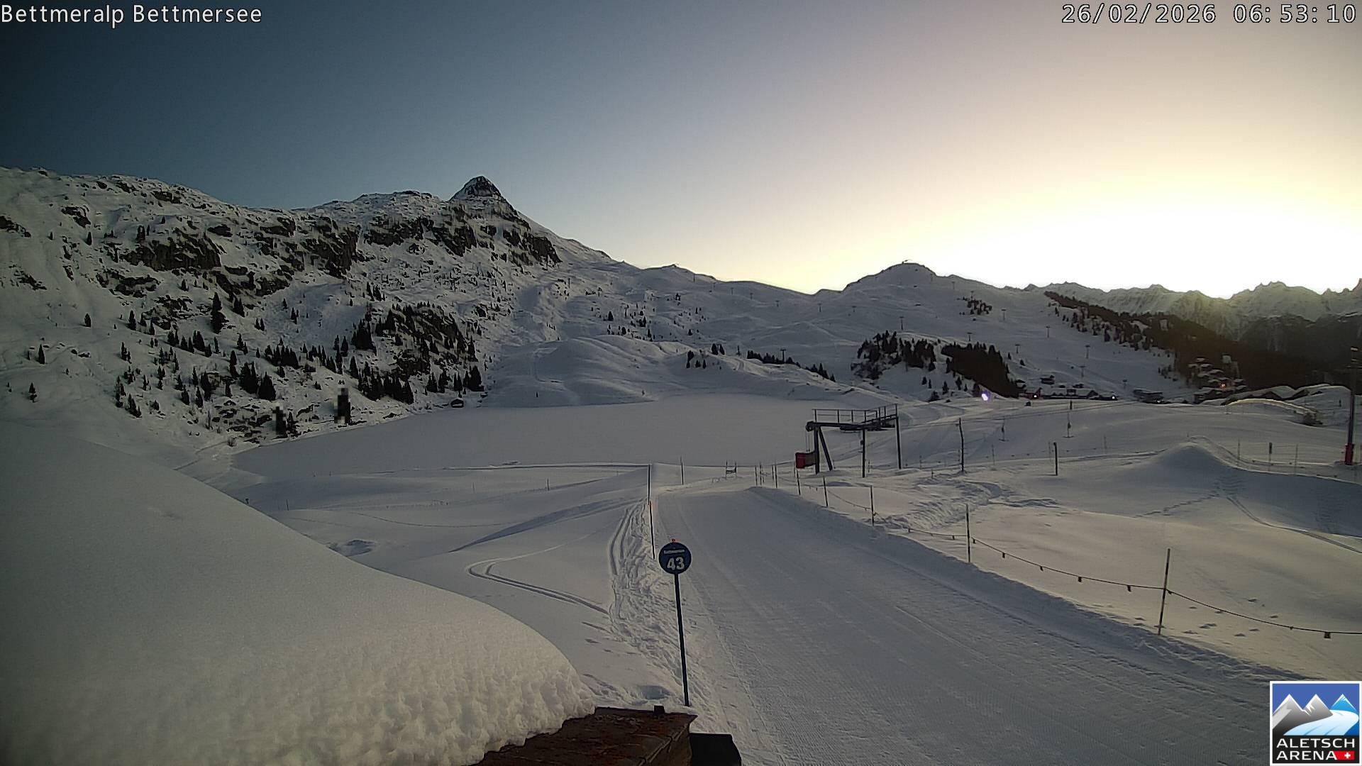 Archived image Webcam Bettmersee, Schweiz