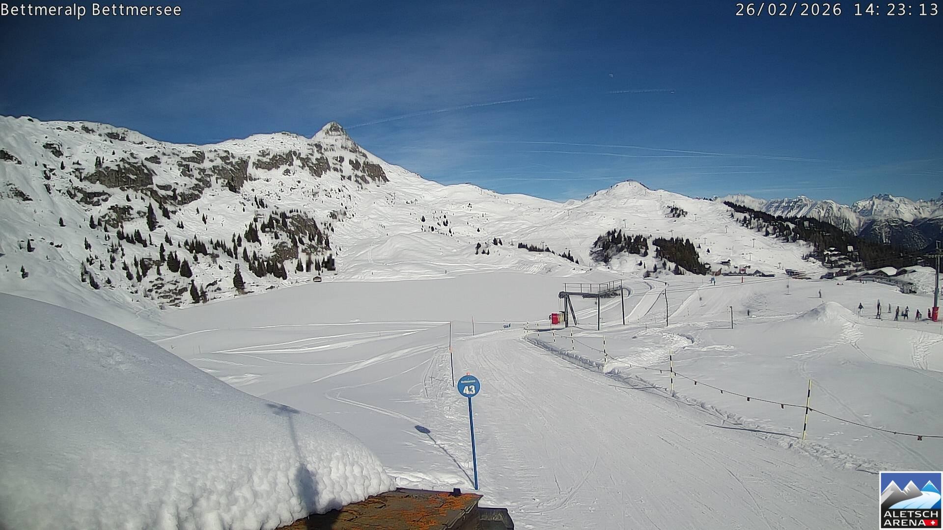 Archived image Webcam Bettmersee, Schweiz