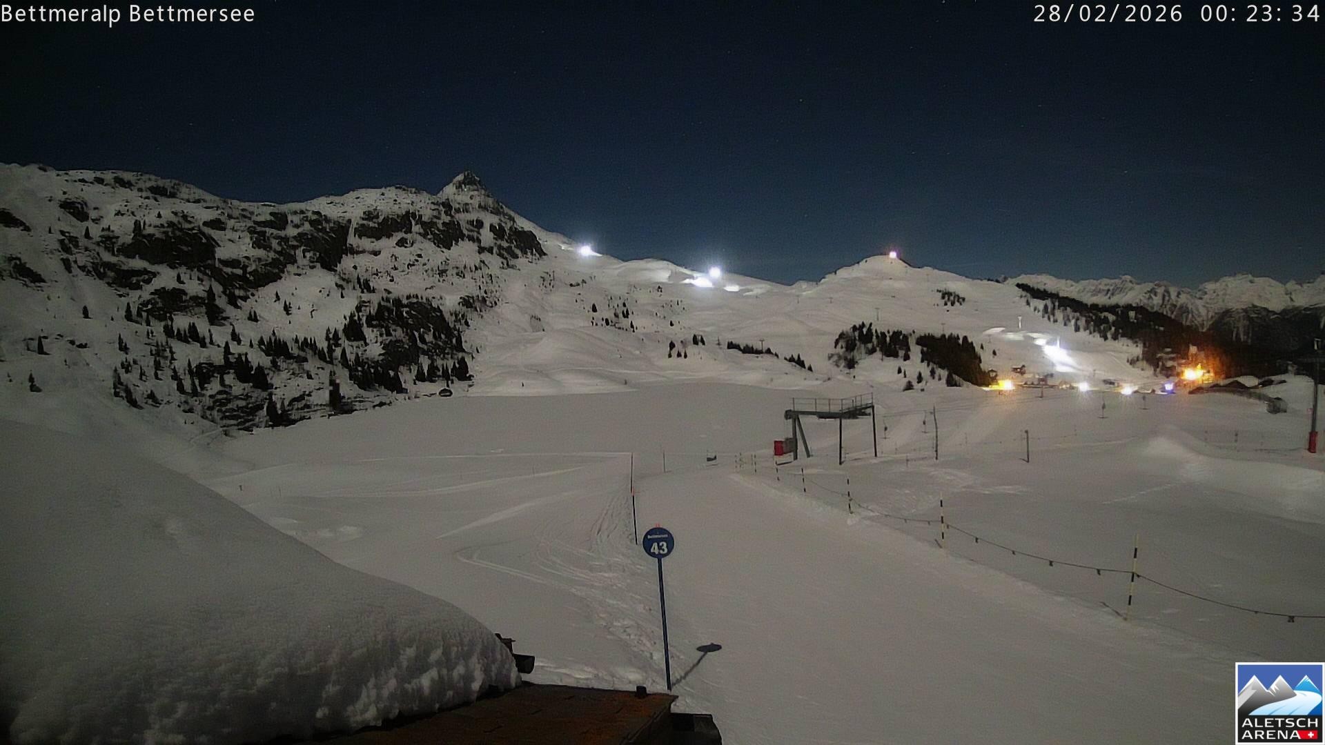 Archived image Webcam Bettmersee, Schweiz