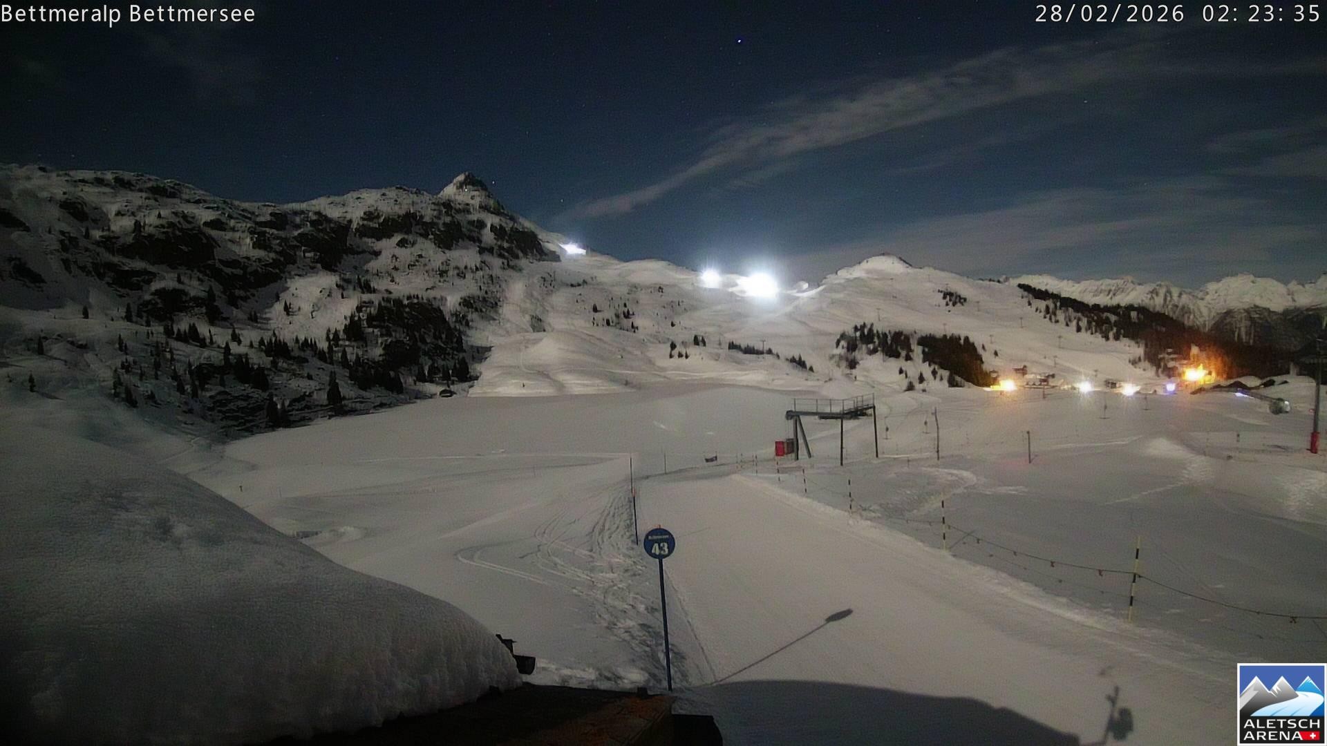 Archived image Webcam Bettmersee, Schweiz