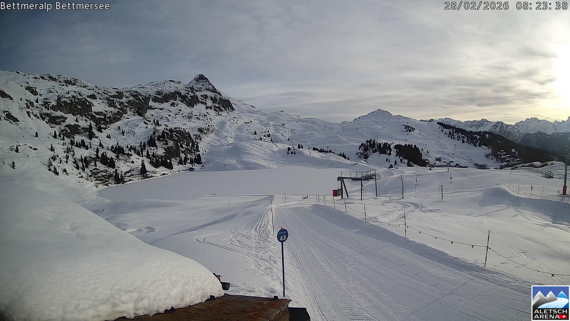 Archived image Webcam Bettmersee, Schweiz