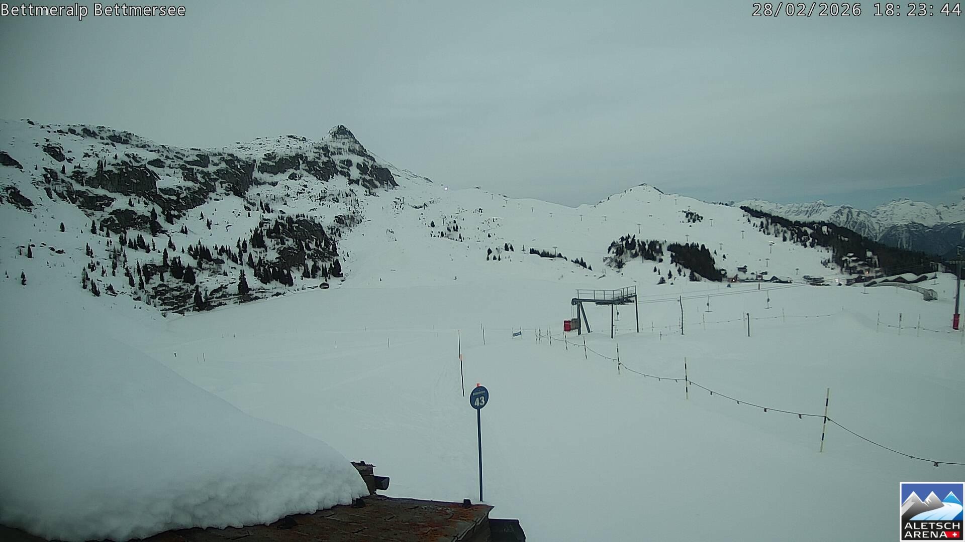 Archived image Webcam Bettmersee, Schweiz