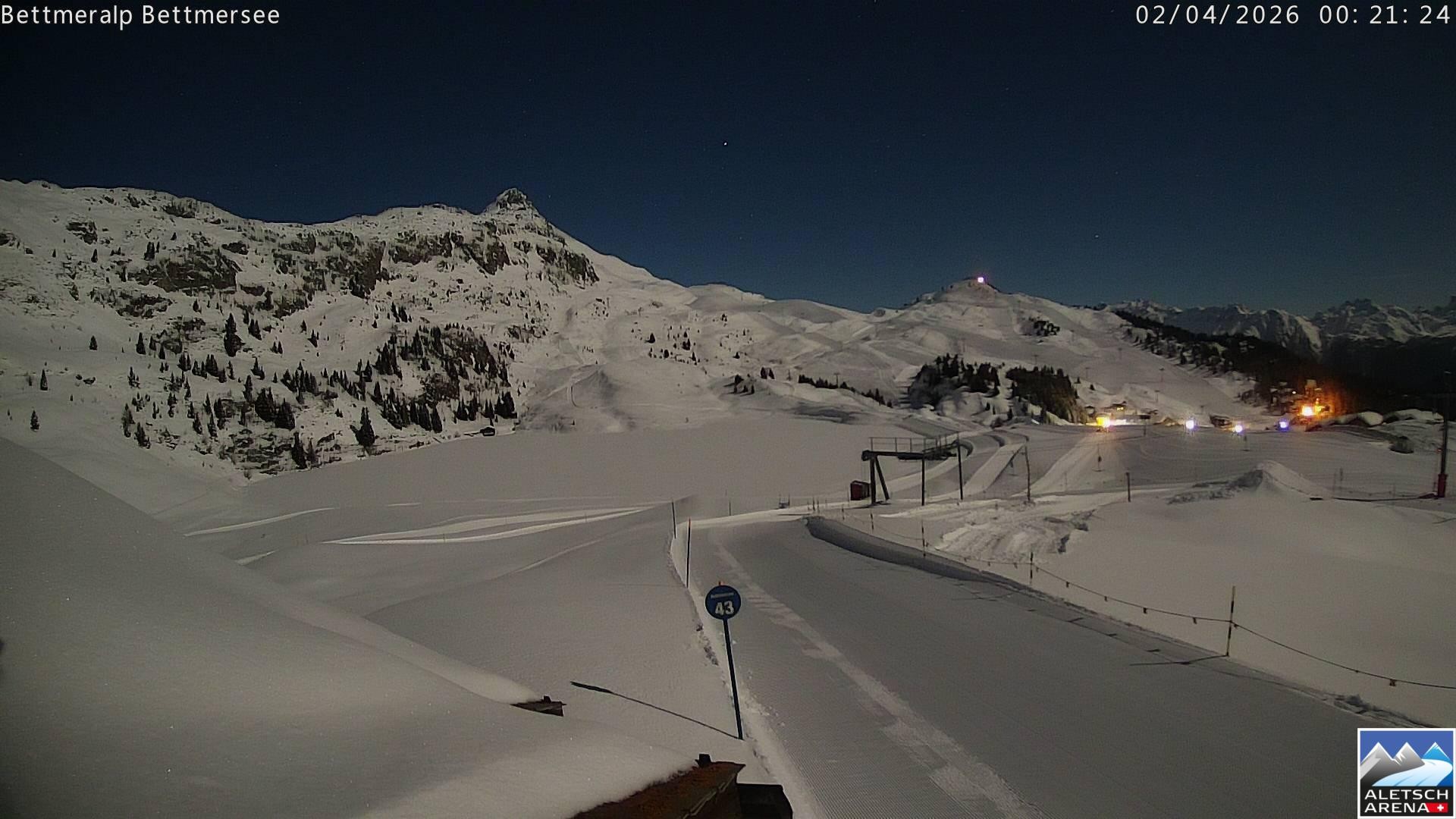 Archived image Webcam Bettmersee, Schweiz