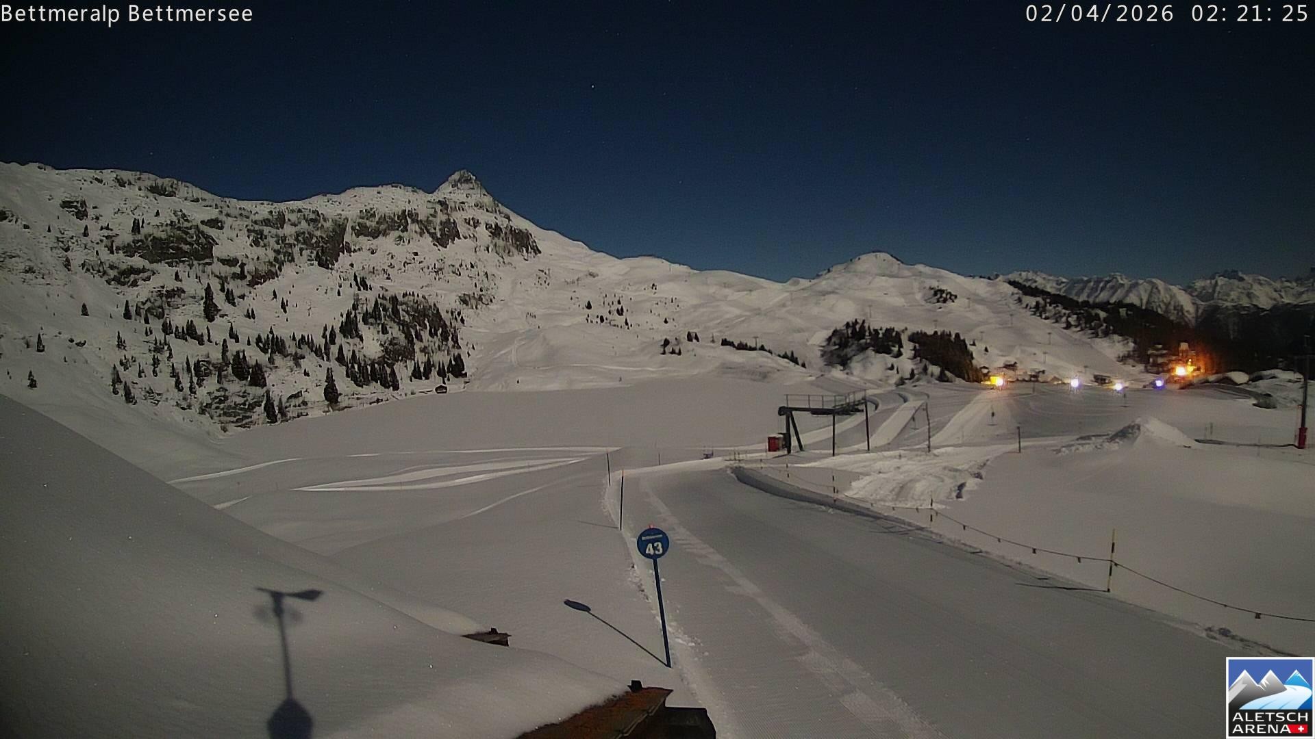 Archived image Webcam Bettmersee, Schweiz