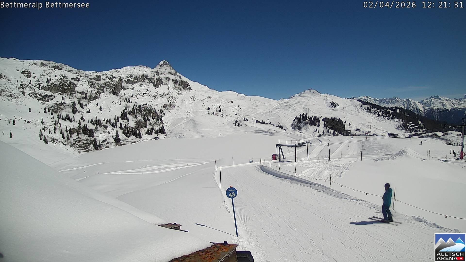 Archived image Webcam Bettmersee, Schweiz