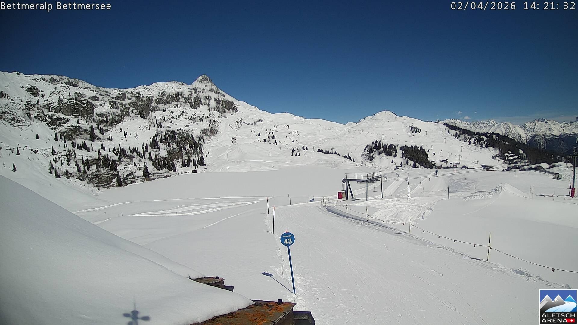 Archived image Webcam Bettmersee, Schweiz