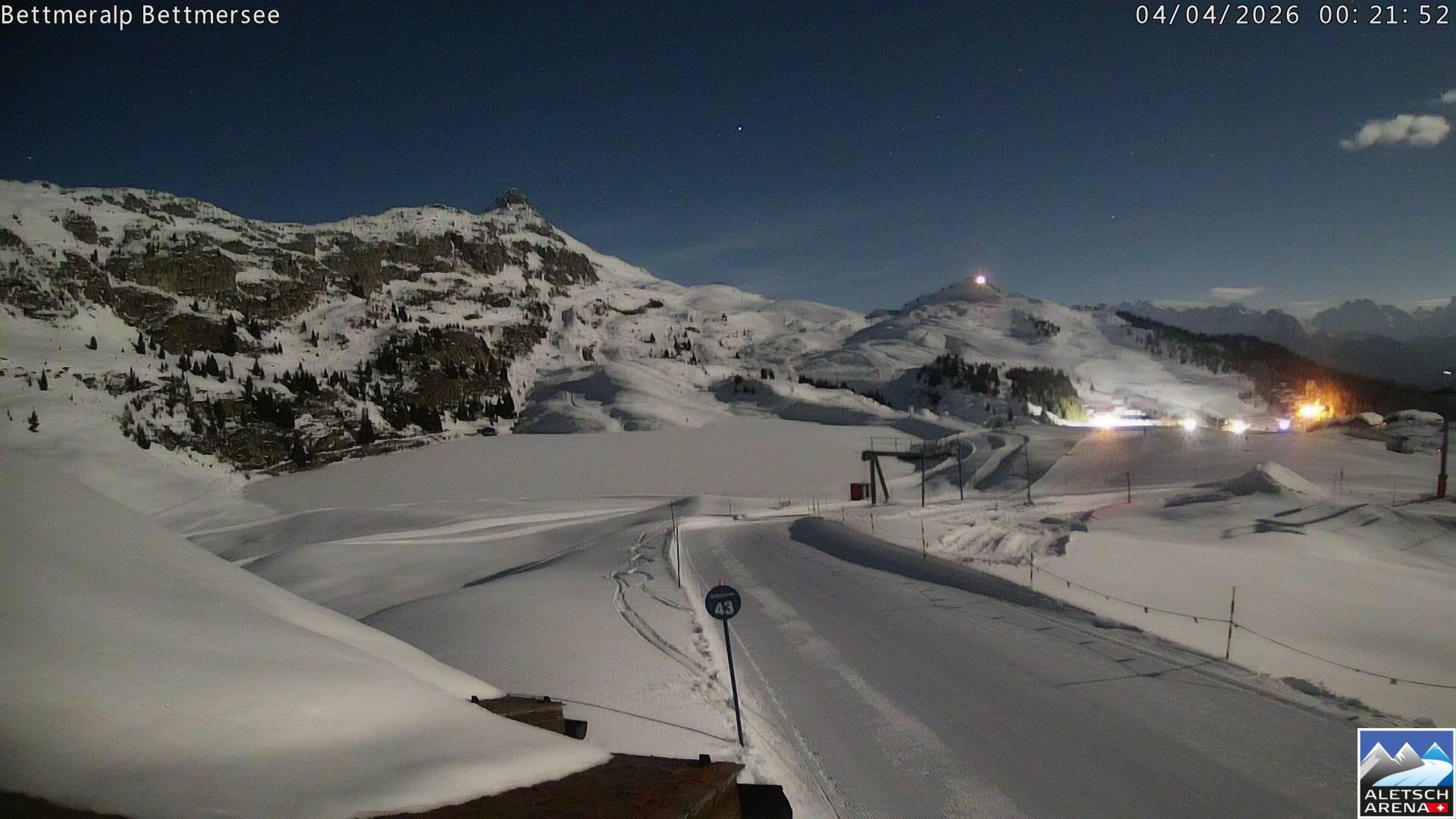 Archived image Webcam Bettmersee, Schweiz