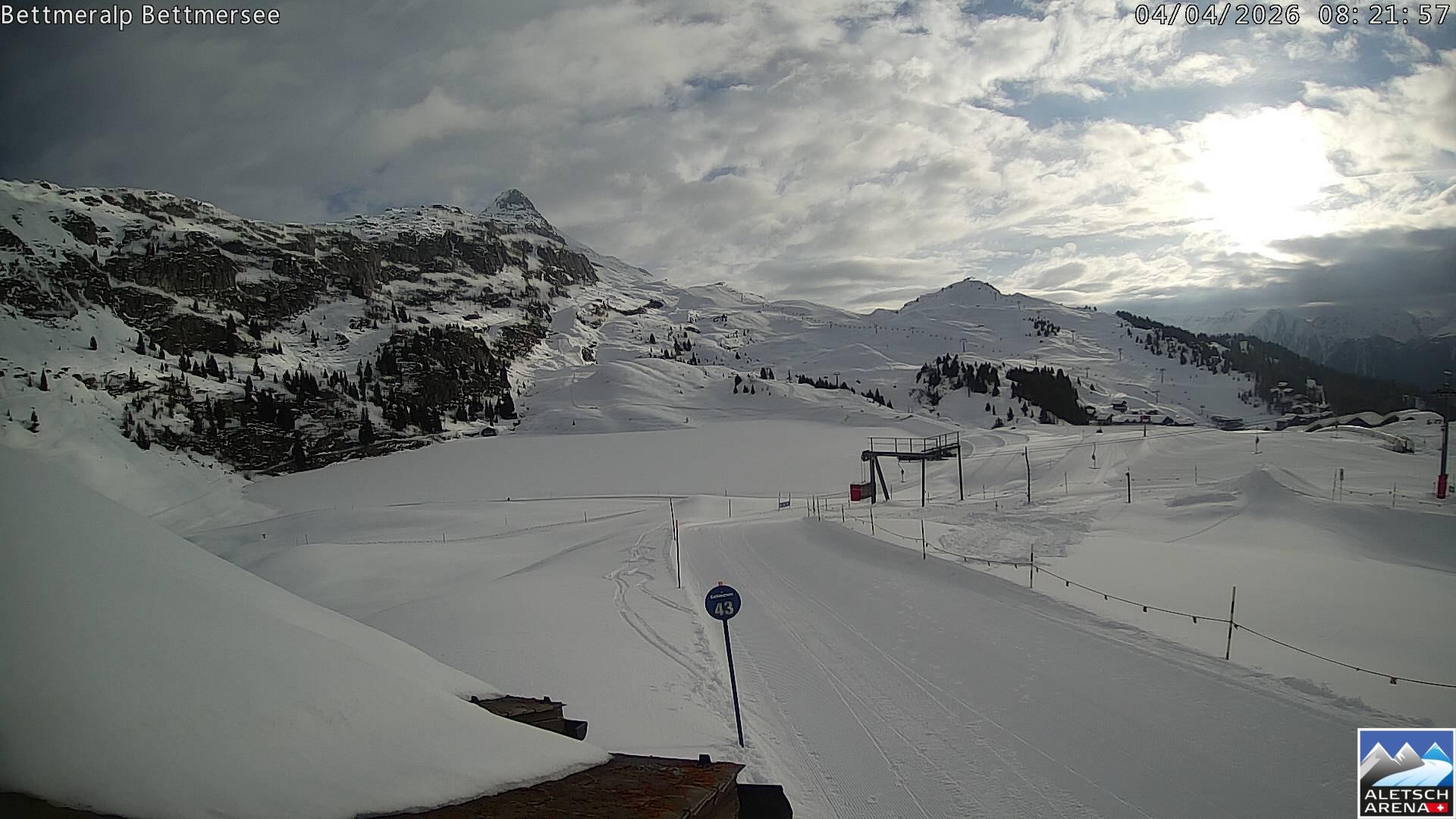 Archived image Webcam Bettmersee, Schweiz