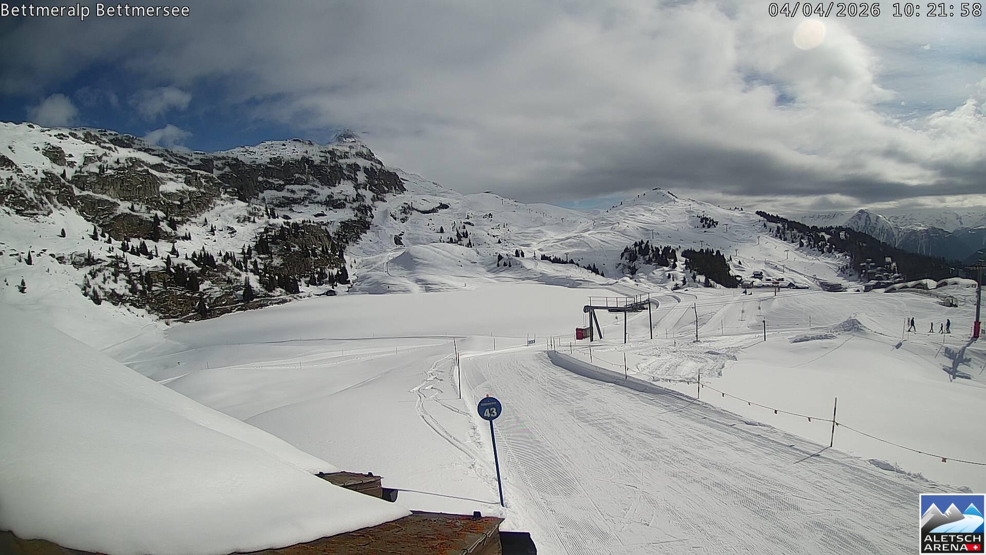 Archived image Webcam Bettmersee, Schweiz