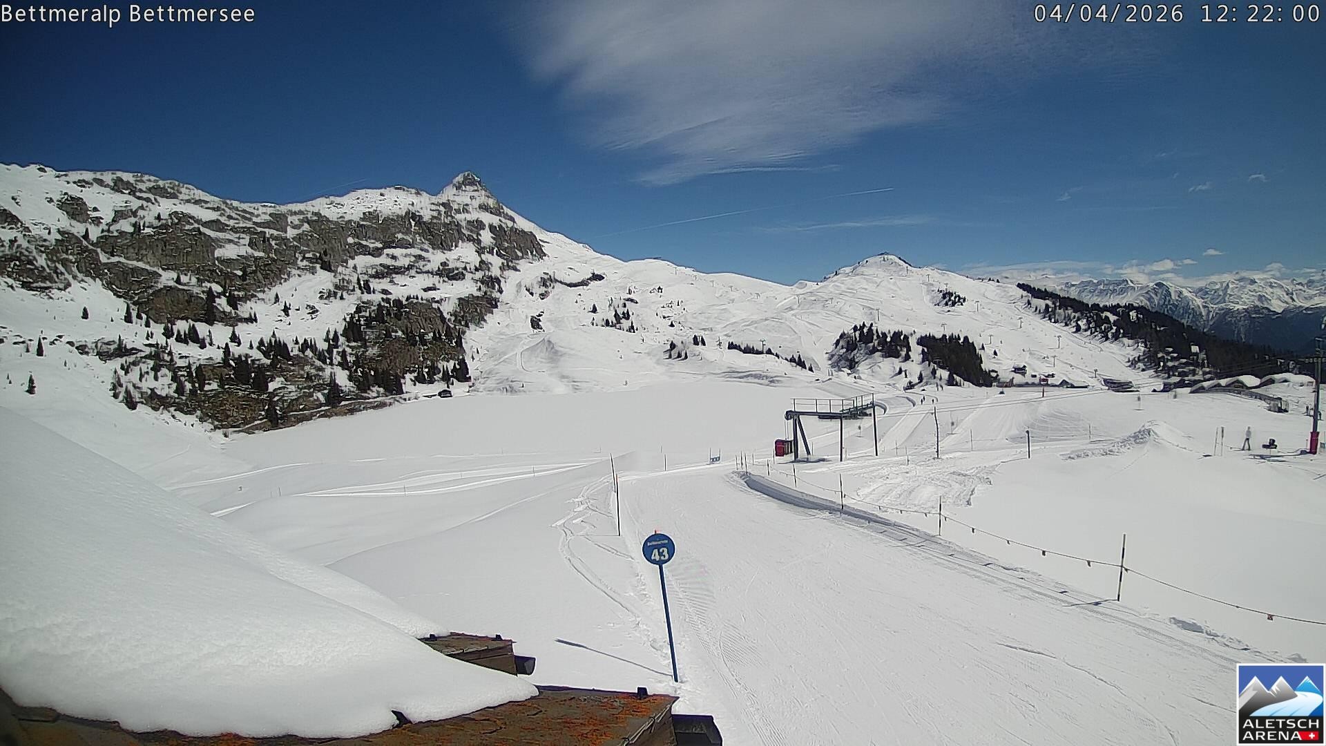 Archived image Webcam Bettmersee, Schweiz