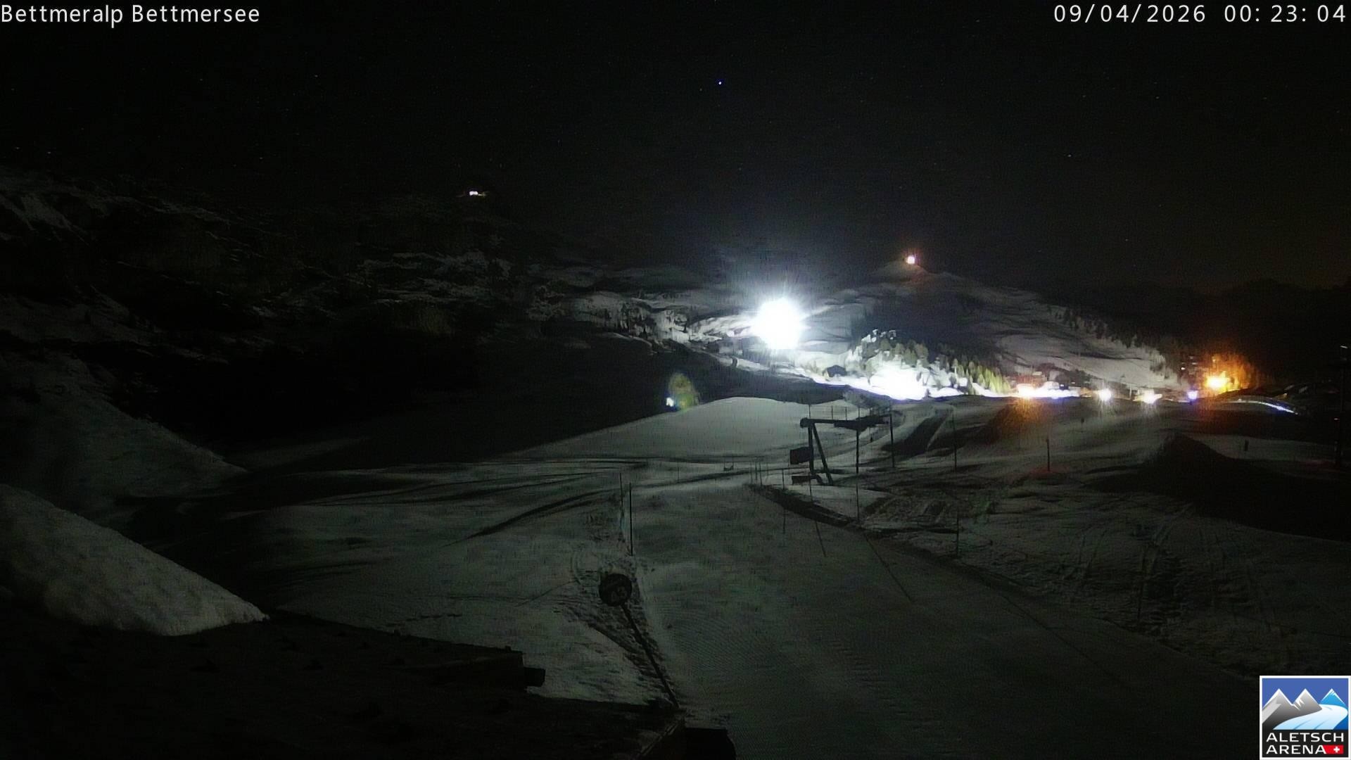 Archived image Webcam Bettmersee, Schweiz