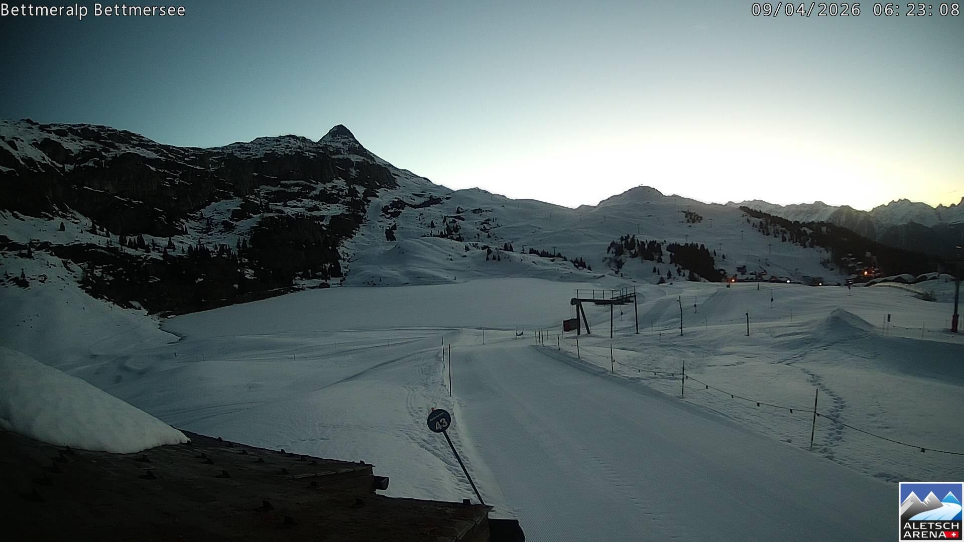 Archived image Webcam Bettmersee, Schweiz