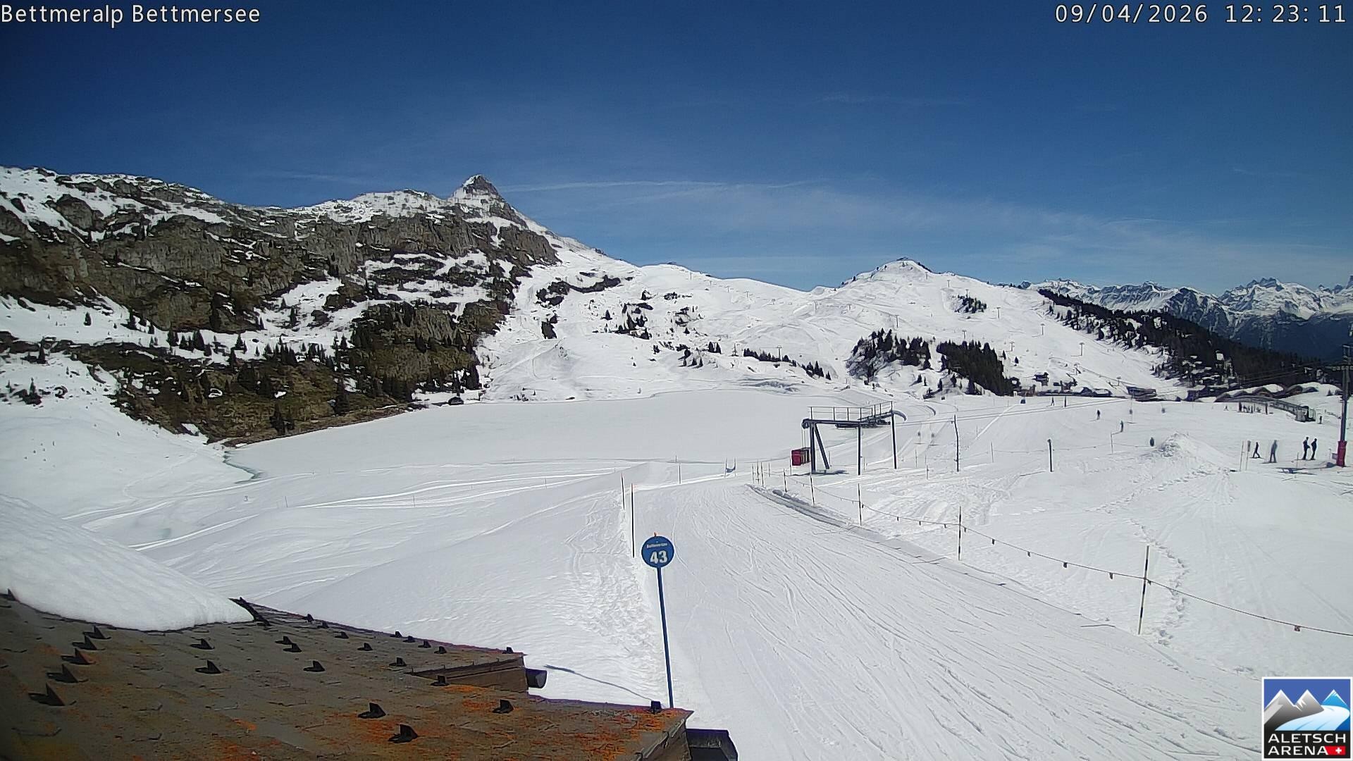 Archived image Webcam Bettmersee, Schweiz