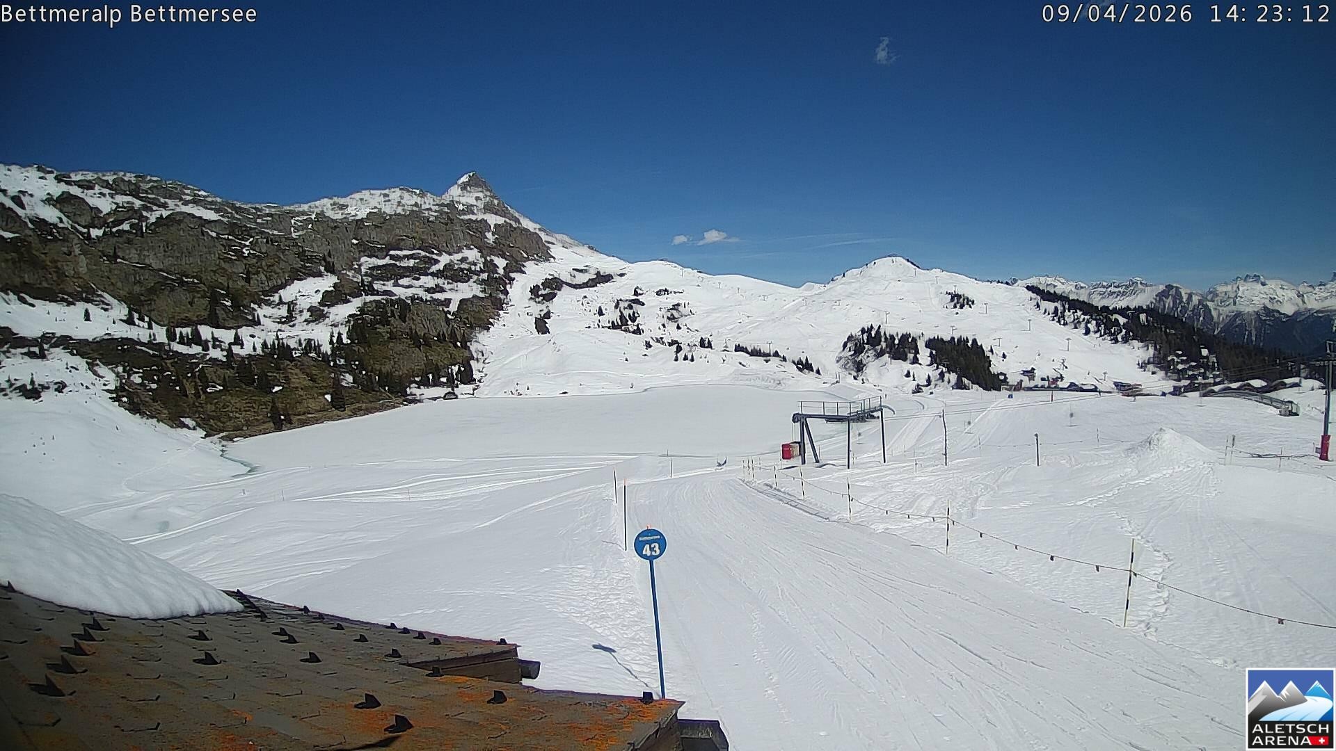 Archived image Webcam Bettmersee, Schweiz