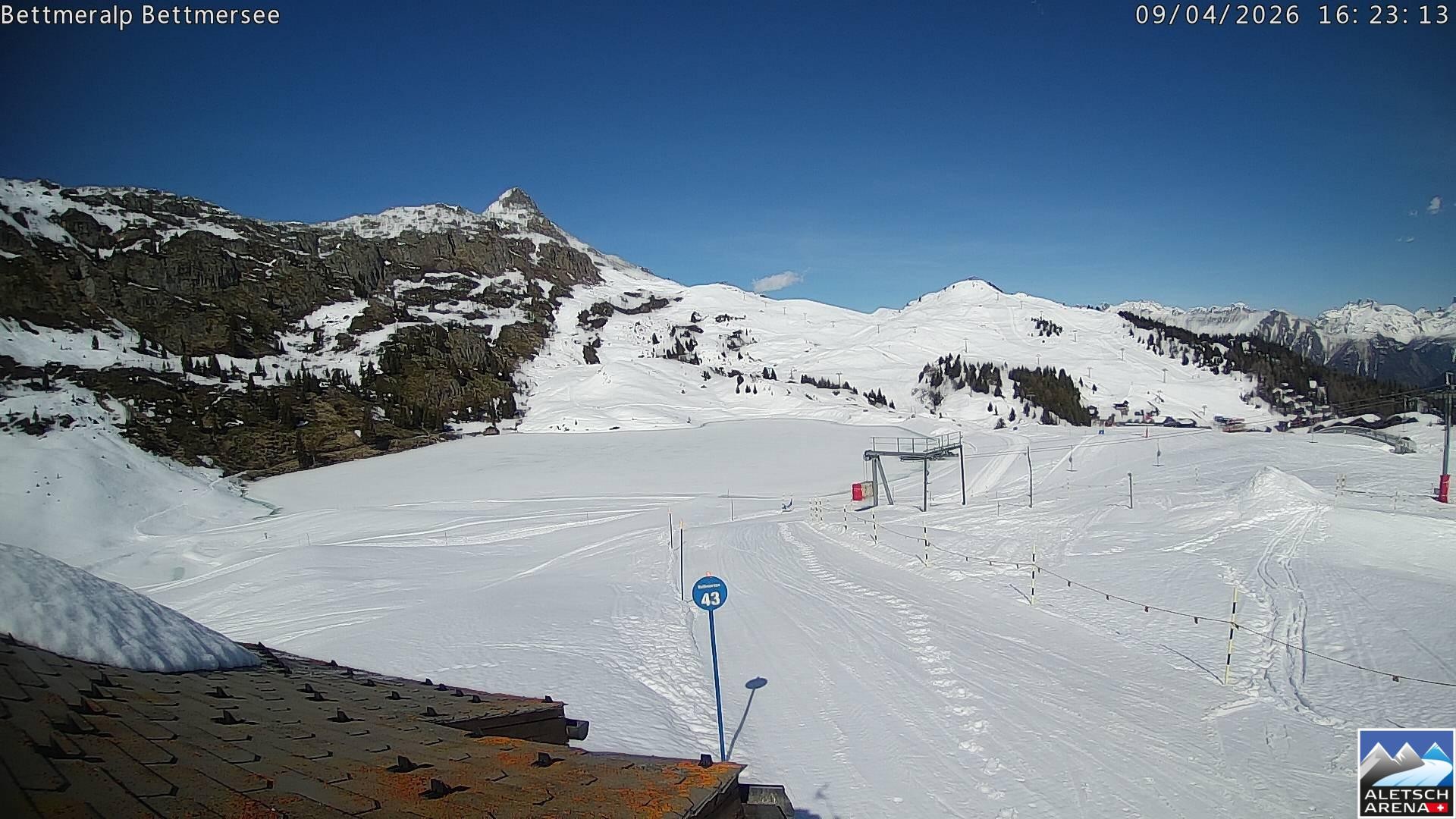 Archived image Webcam Bettmersee, Schweiz