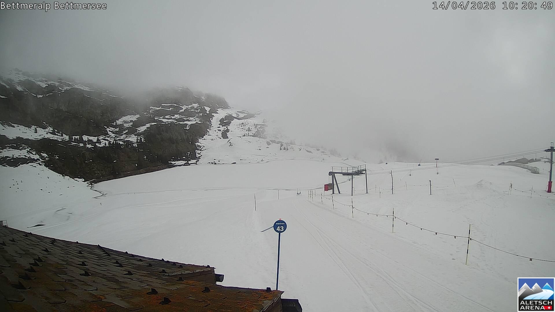 Archived image Webcam Bettmersee, Schweiz