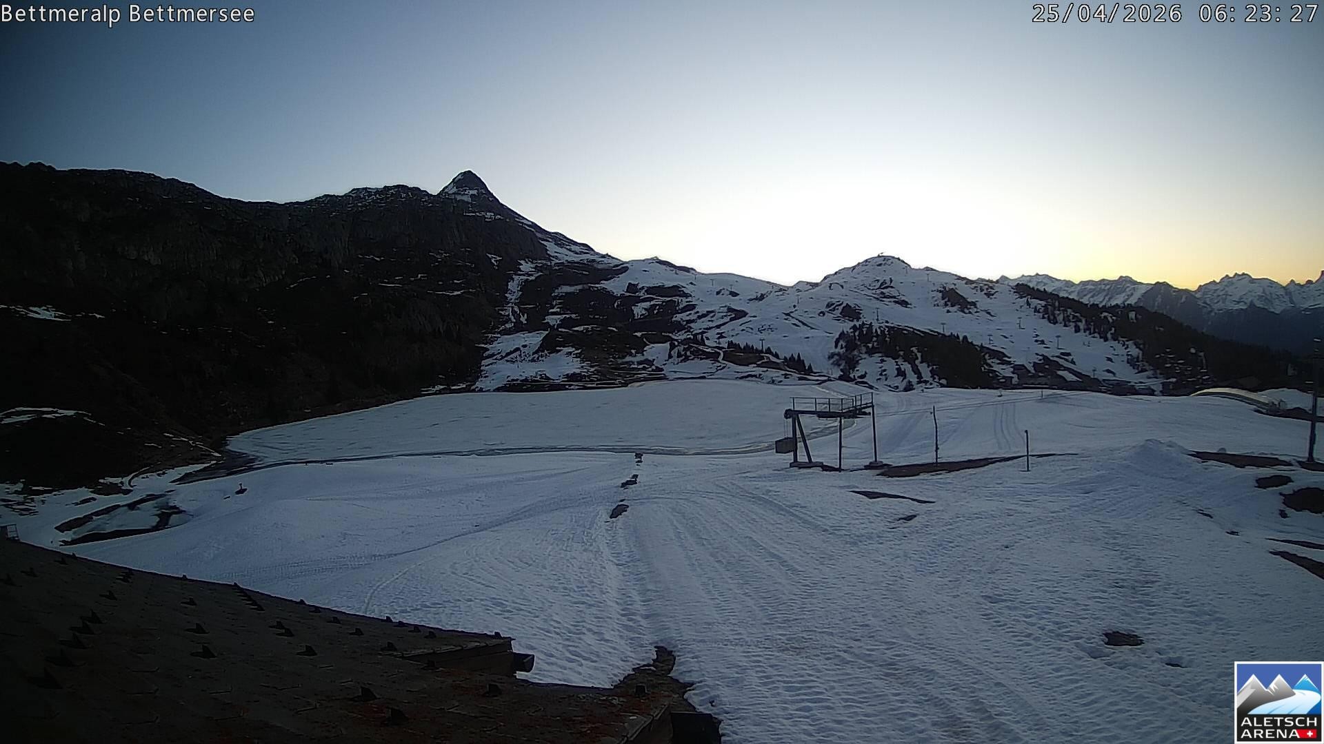 Archived image Webcam Bettmersee, Schweiz