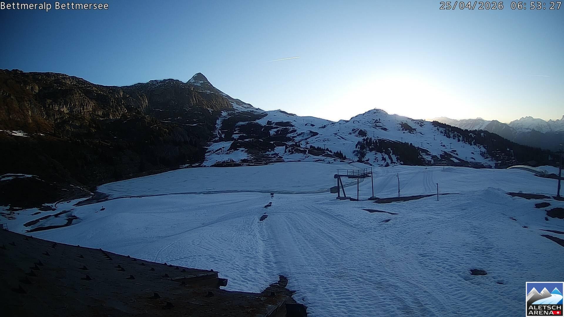 Archived image Webcam Bettmersee, Schweiz