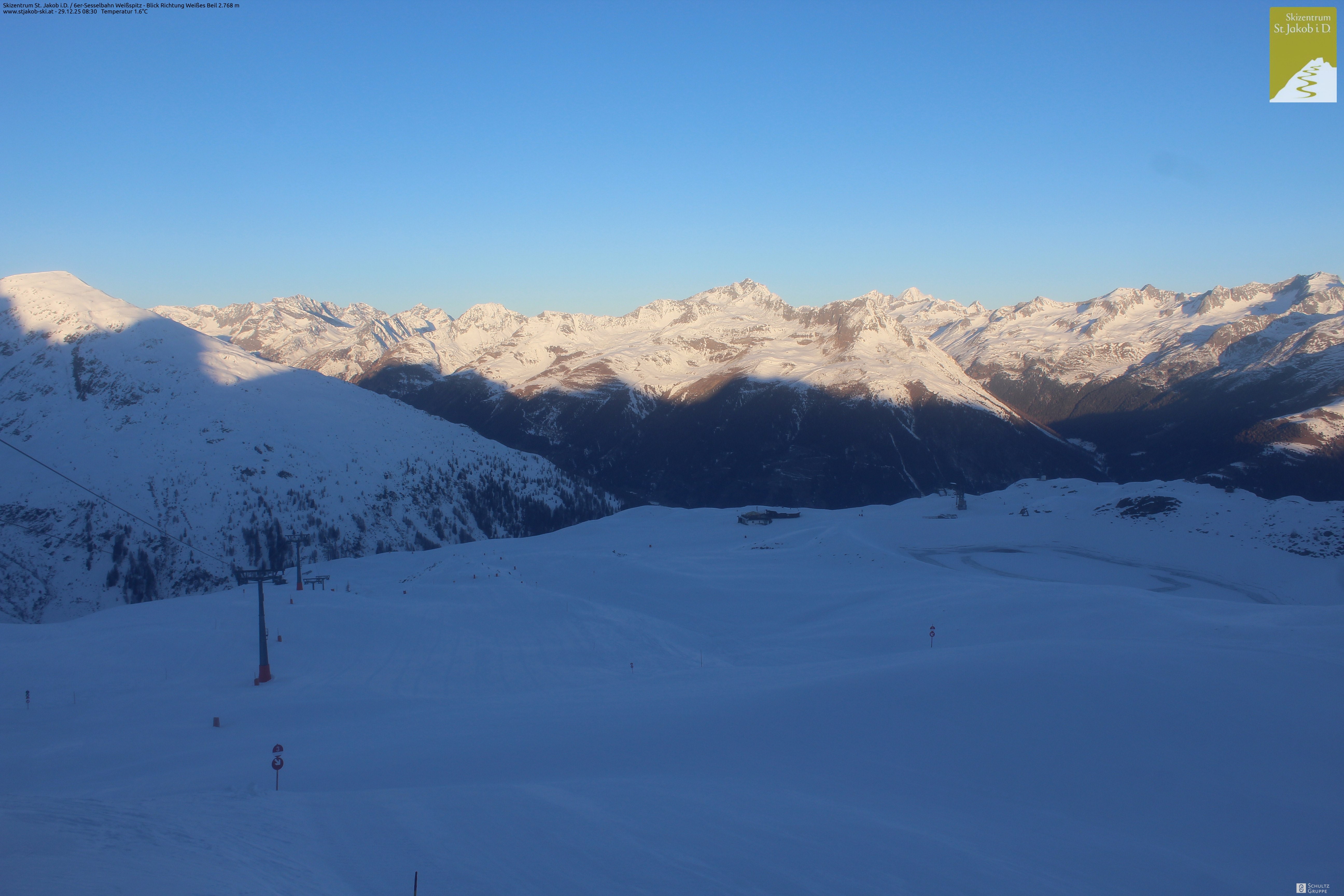 Archiv Foto Webcam 6er Sesselbahn Weißspitz