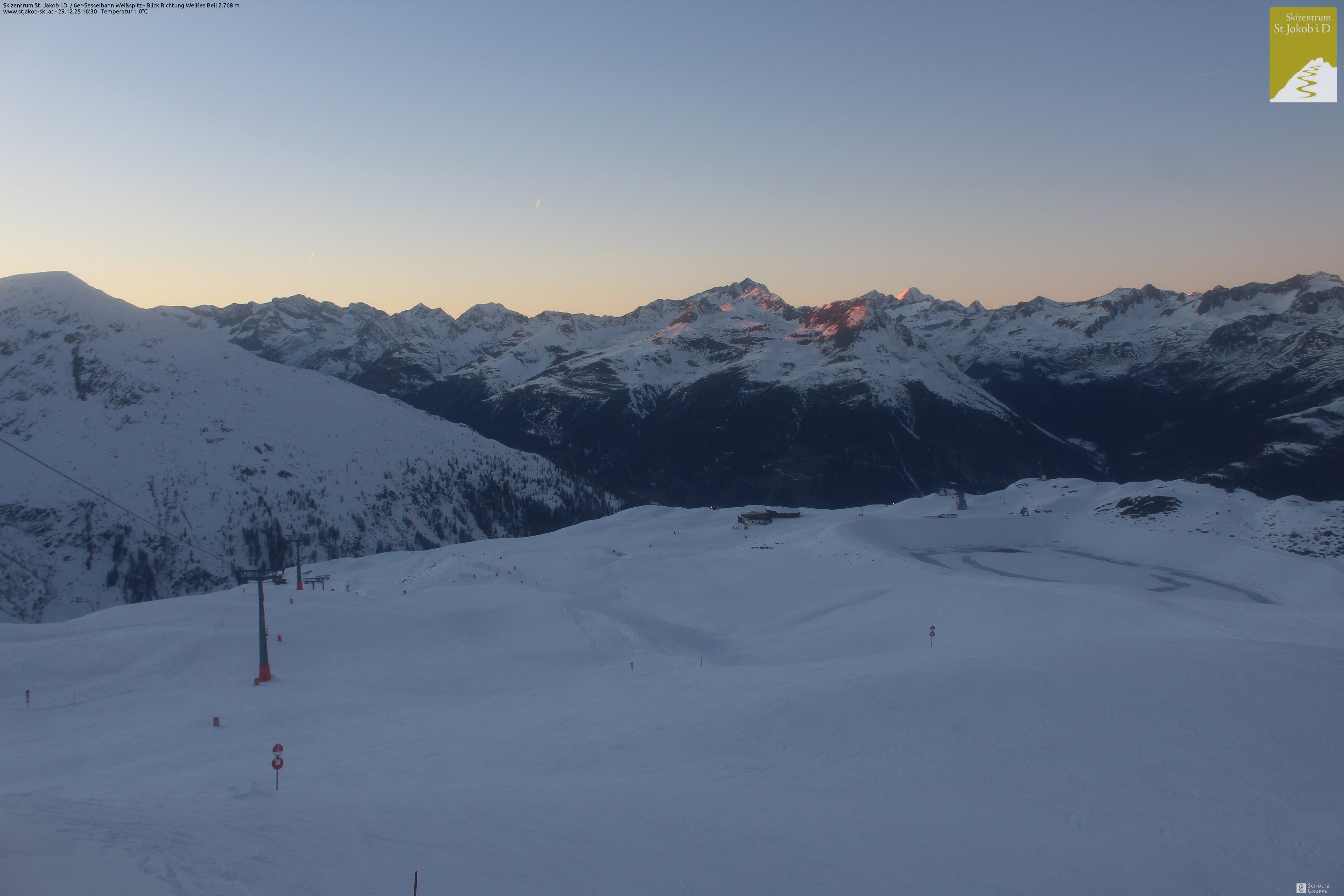 Archiv Foto Webcam 6er Sesselbahn Weißspitz