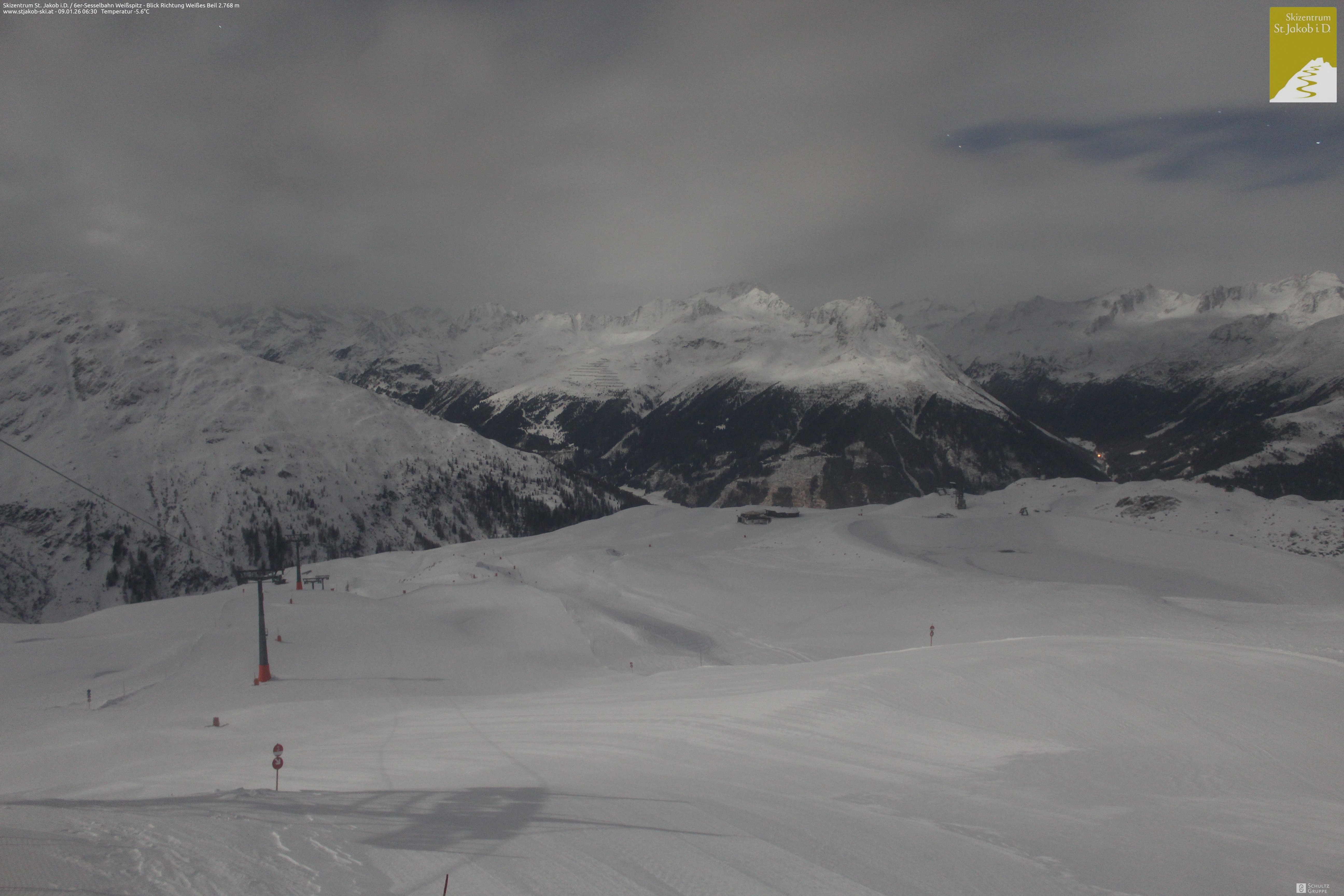 Archiv Foto Webcam 6er Sesselbahn Weißspitz