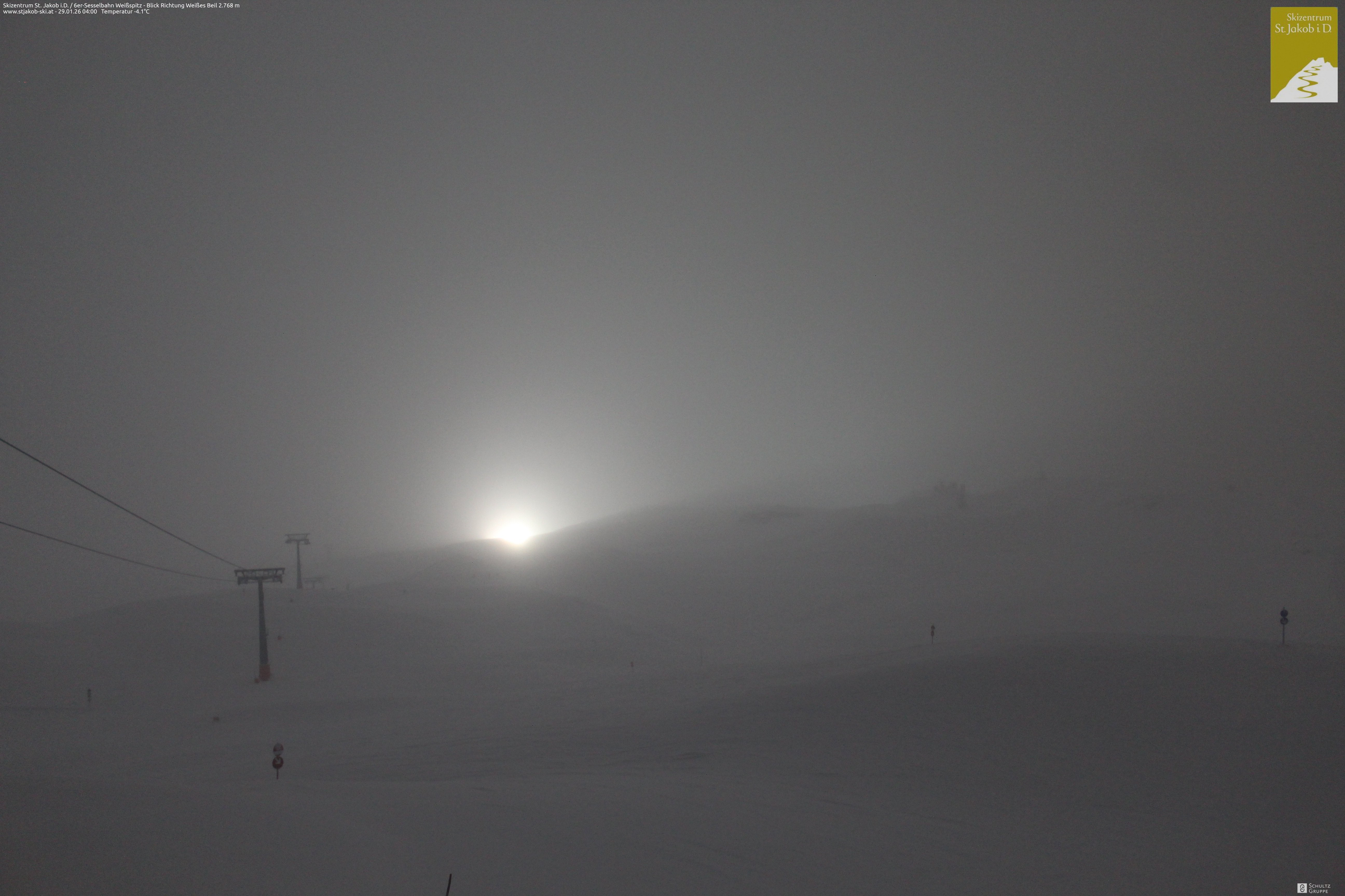 Archiv Foto Webcam 6er Sesselbahn Weißspitz