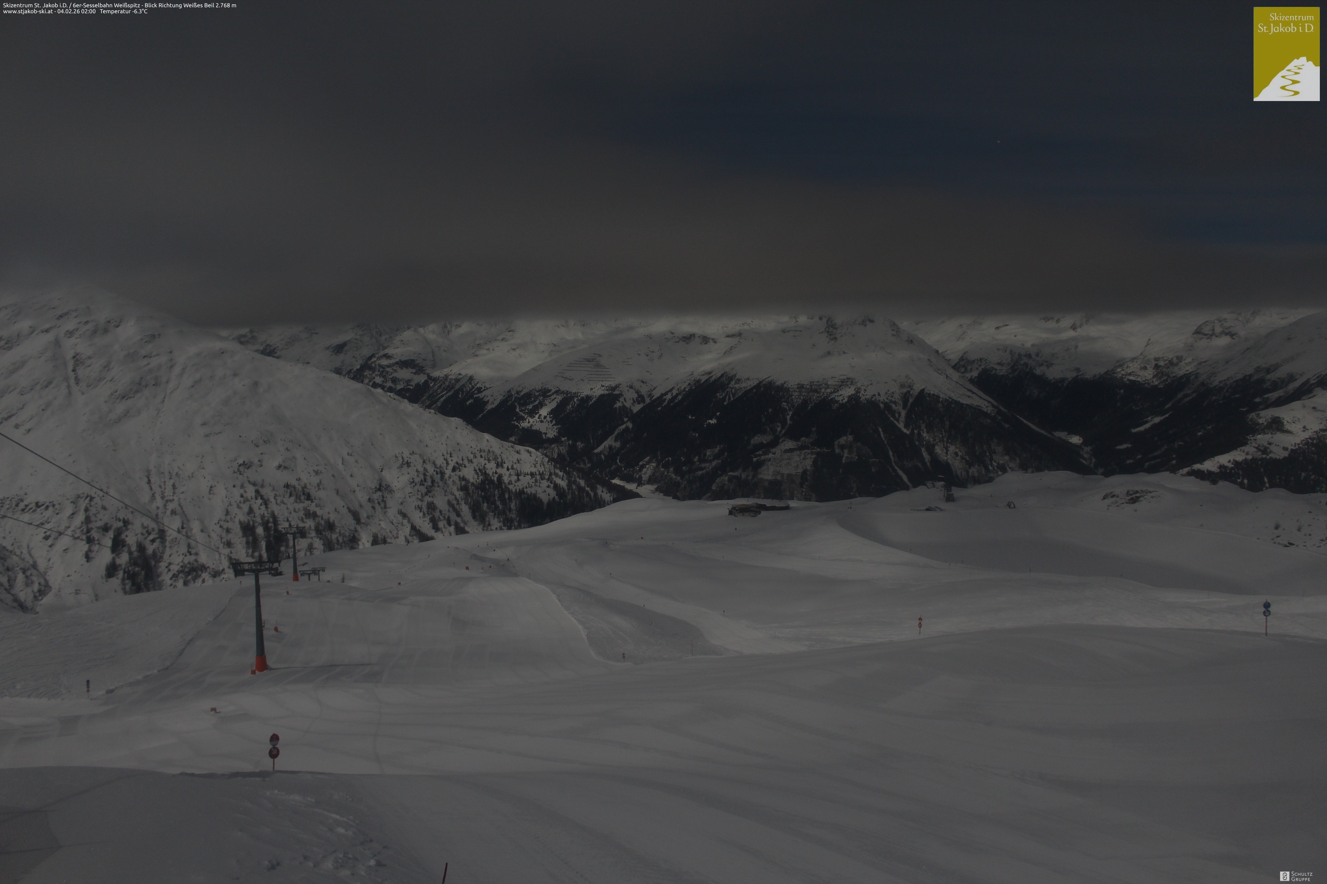 Archiv Foto Webcam 6er Sesselbahn Weißspitz