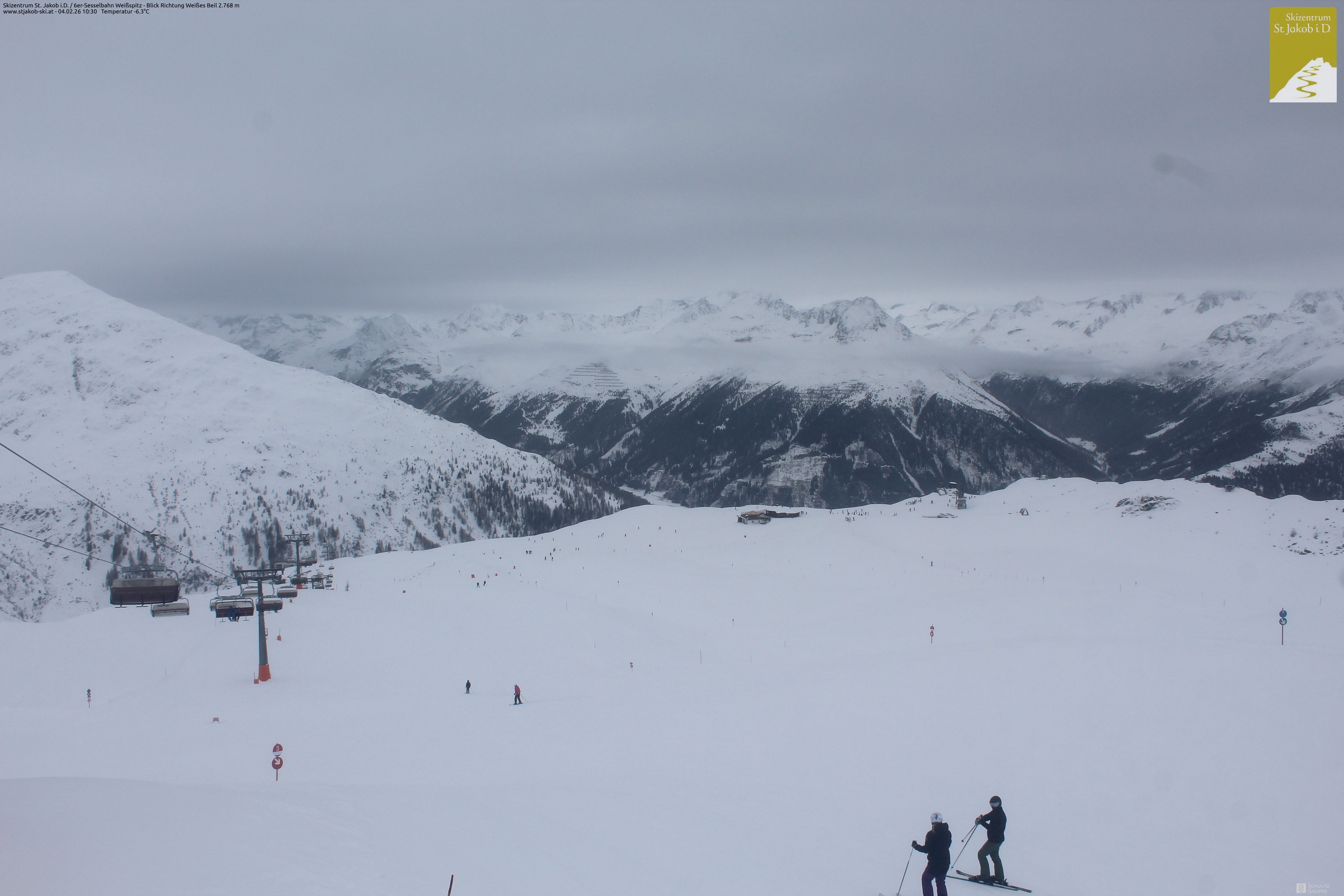 Archiv Foto Webcam 6er Sesselbahn Weißspitz